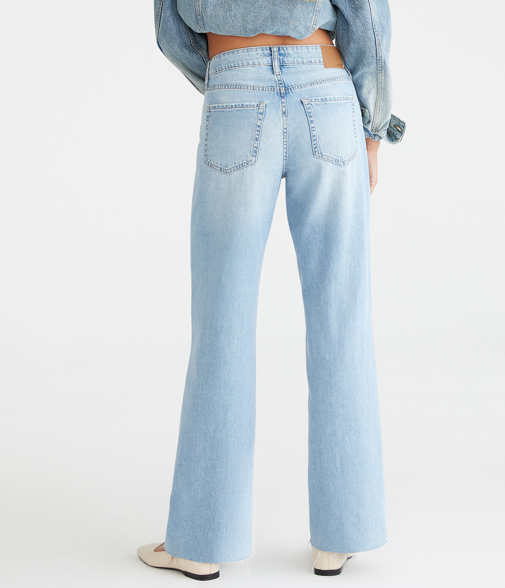 High-Waisted Wide Leg Jean