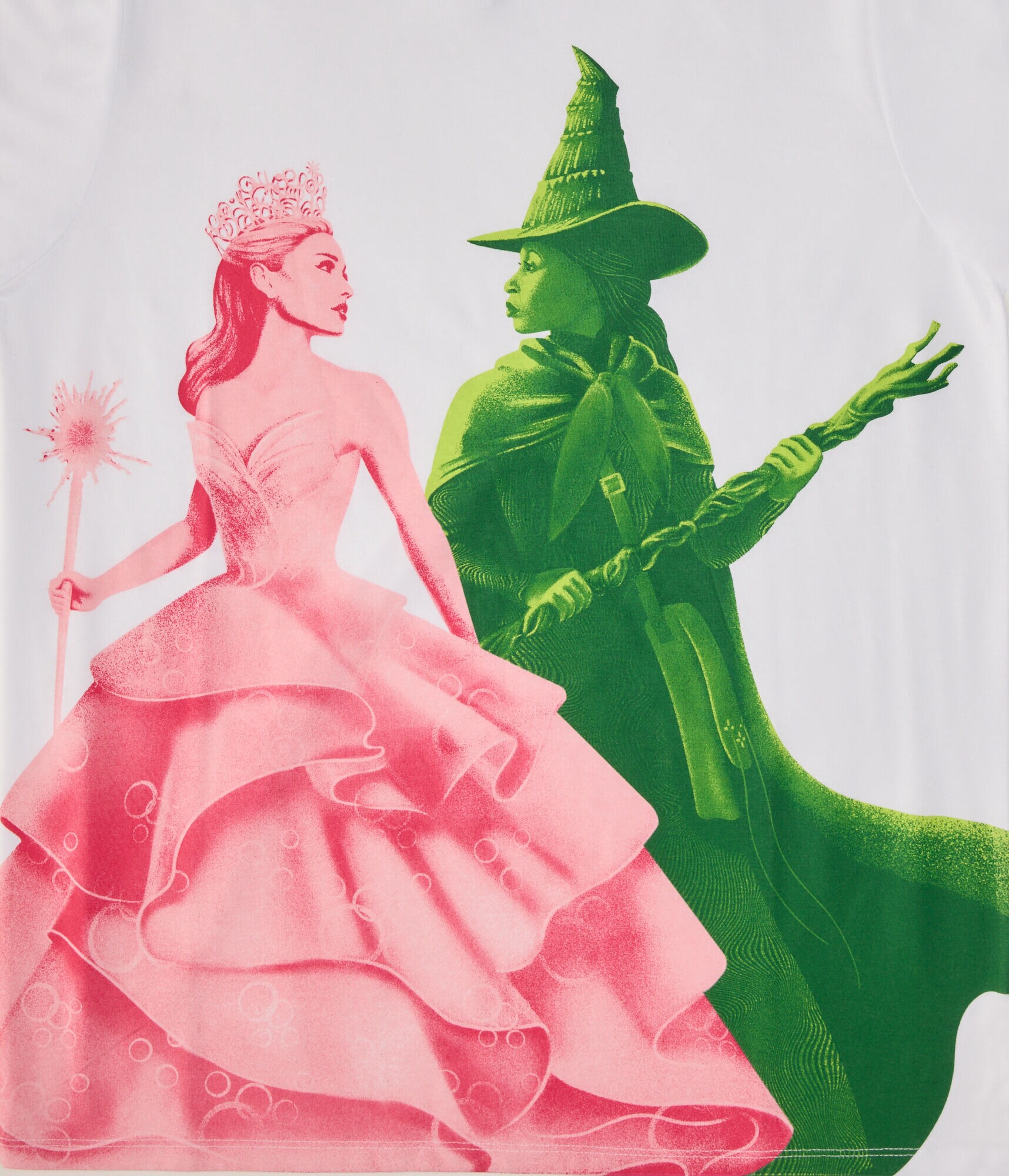 Wicked Glinda & Elphaba Oversized Graphic Tee
