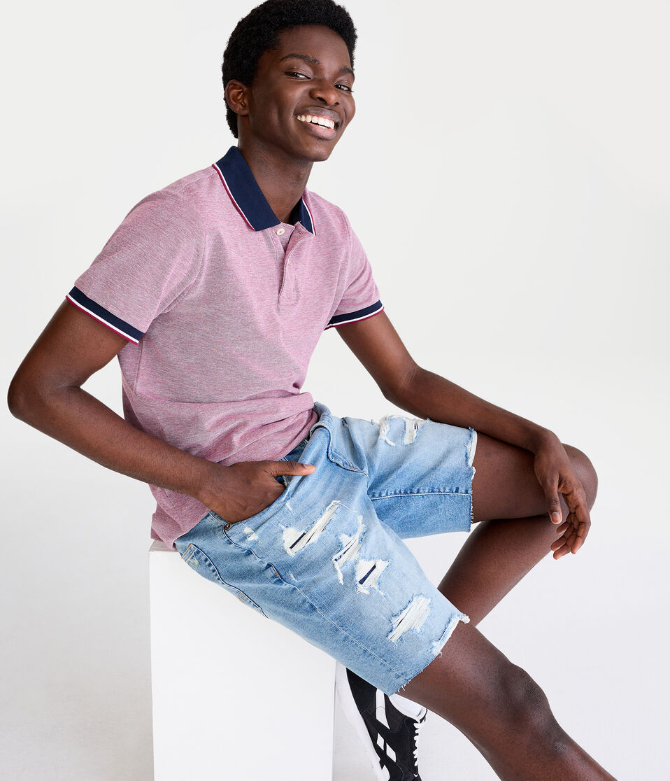 Contrast Tipped Piqué Polo