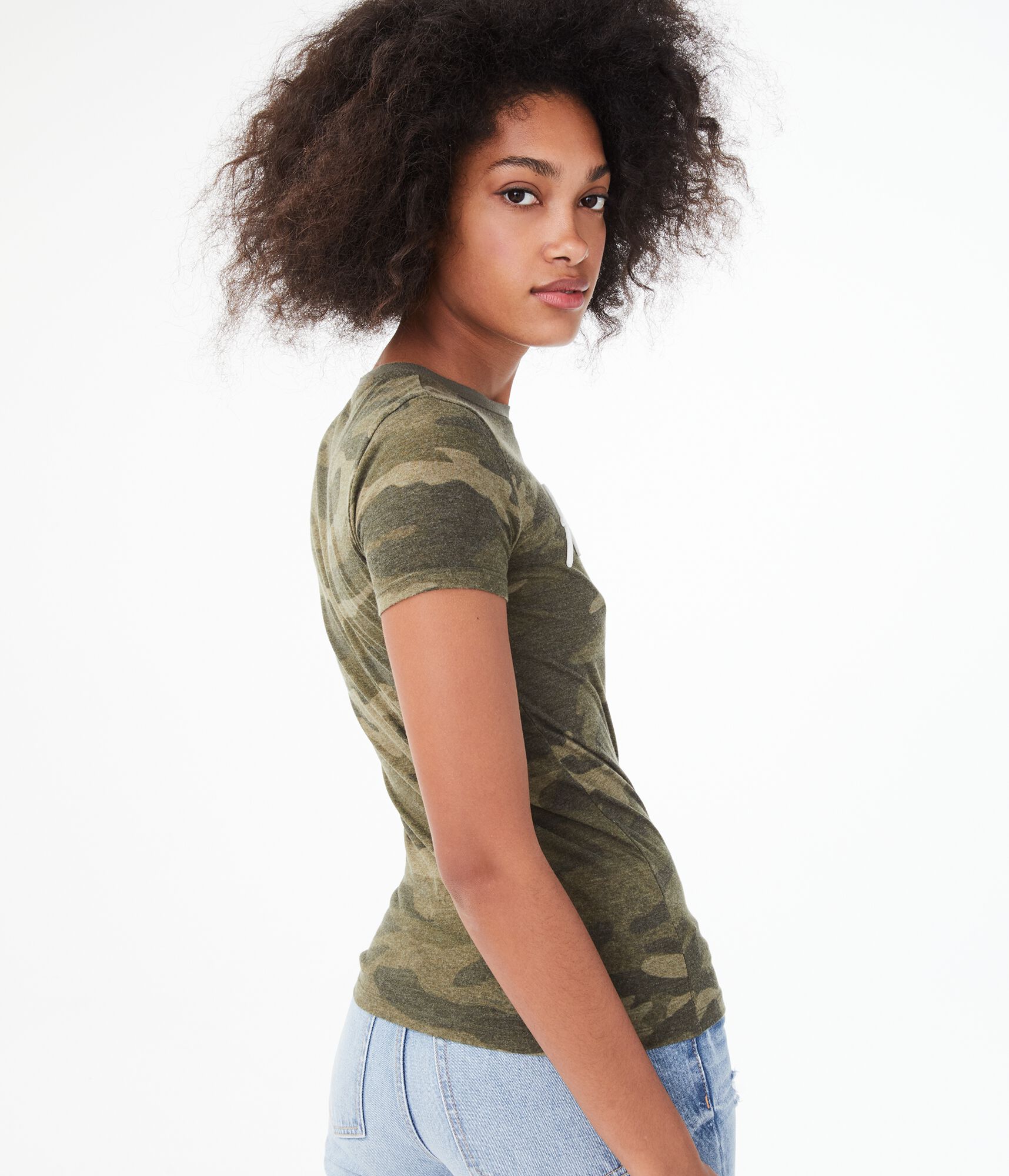 Camo Aeropostale Graphic Tee
