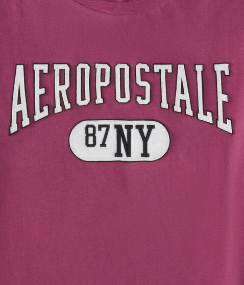 Aeropostale 87 NY Appliqué Graphic Tee Aeropostale 87 NY Appliqué Graphic Tee