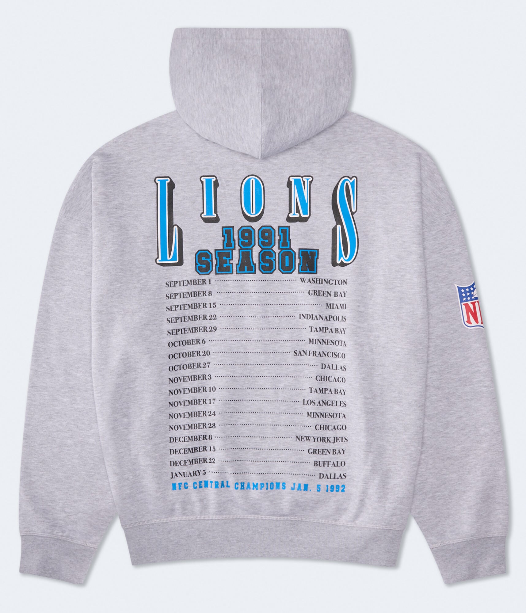 Detroit Lions 1991 Season Pullover Hoodie