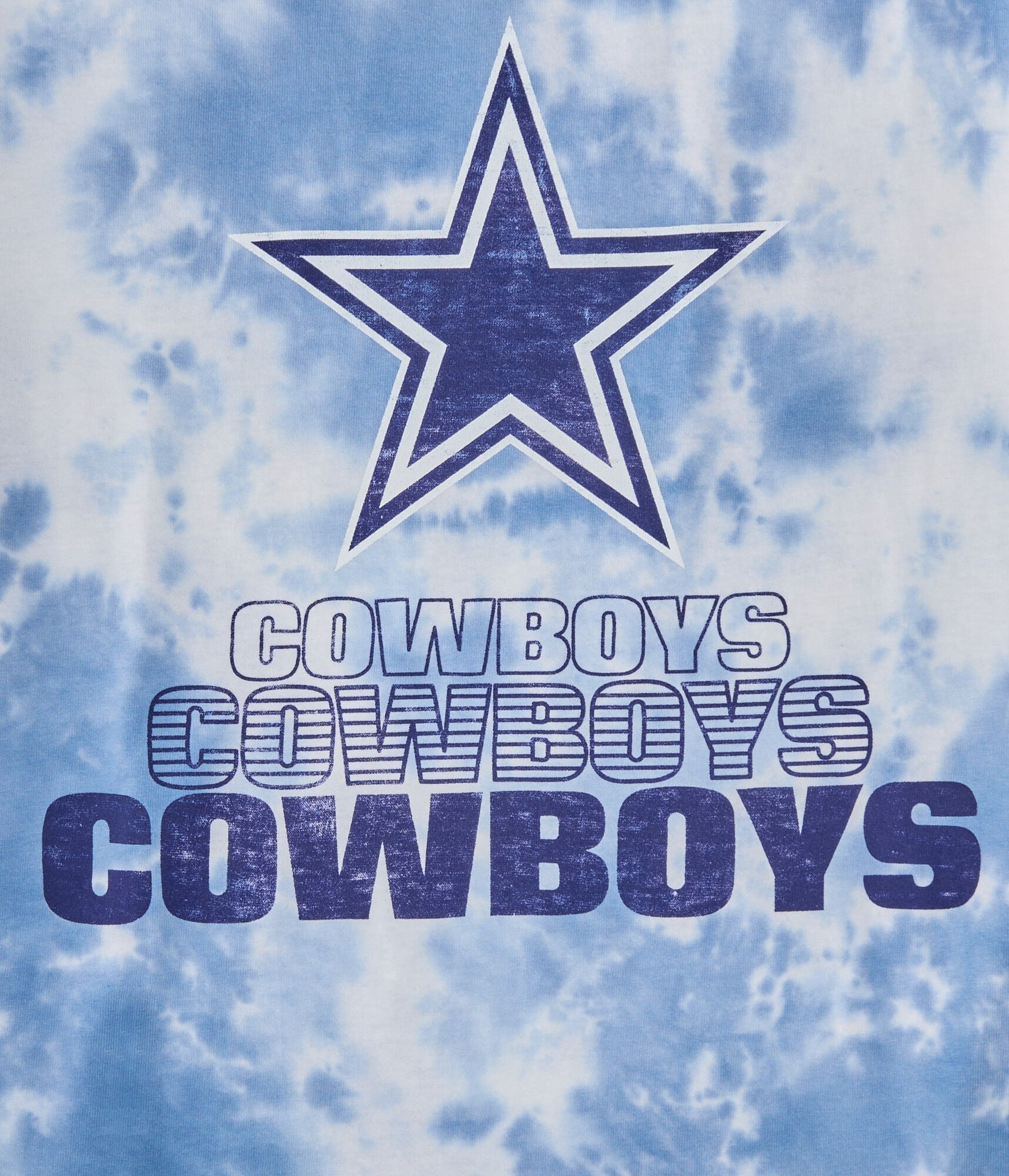 Dallas Cowboys Tie-Dye Relaxed Graphic Tee