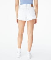 High-Rise Denim Shorty Shorts