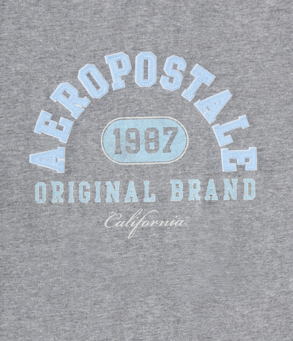 Aeropostale Arch Appliqué Graphic Tee