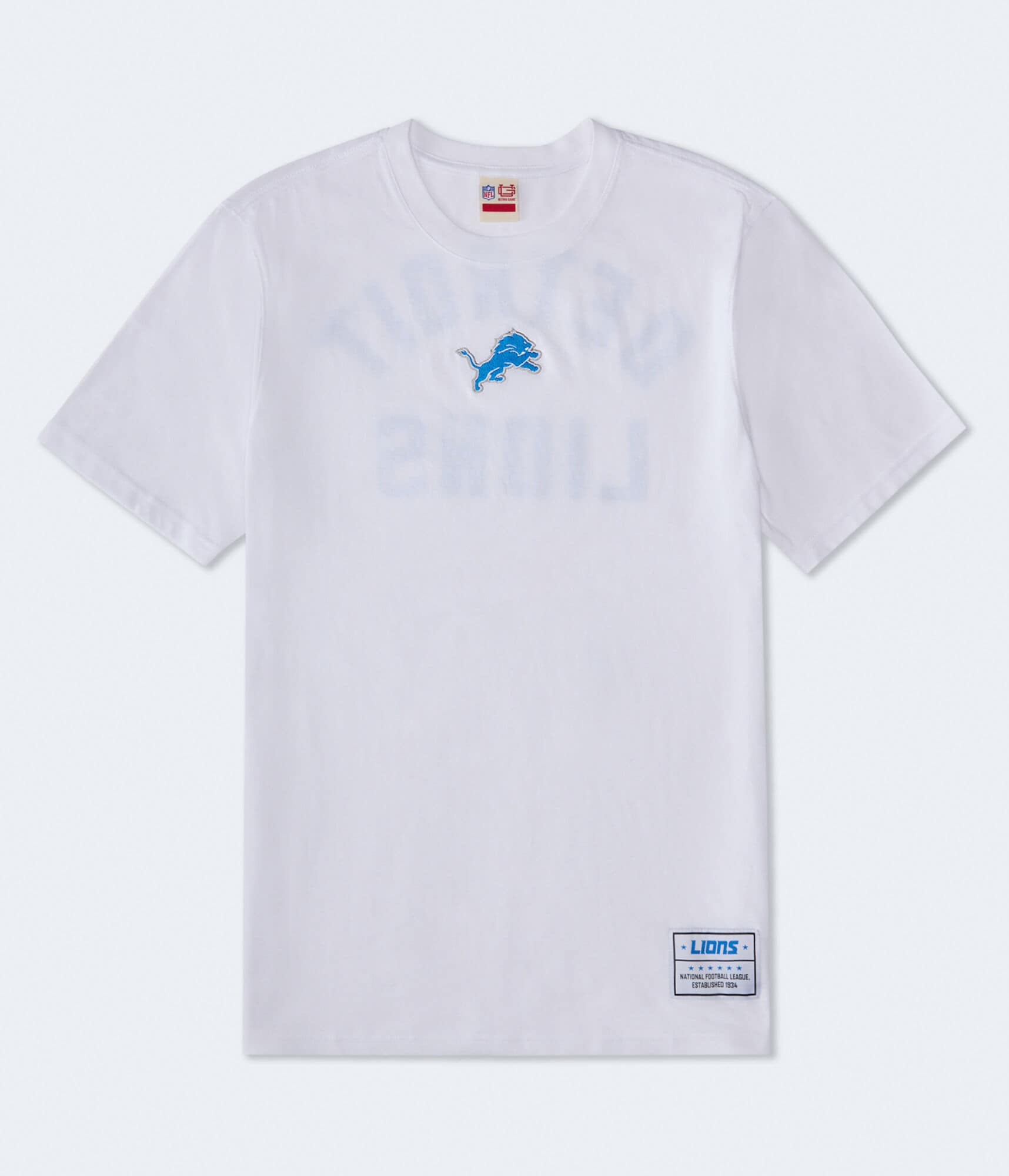 Detroit Lions Mini Logo Relaxed Graphic Tee