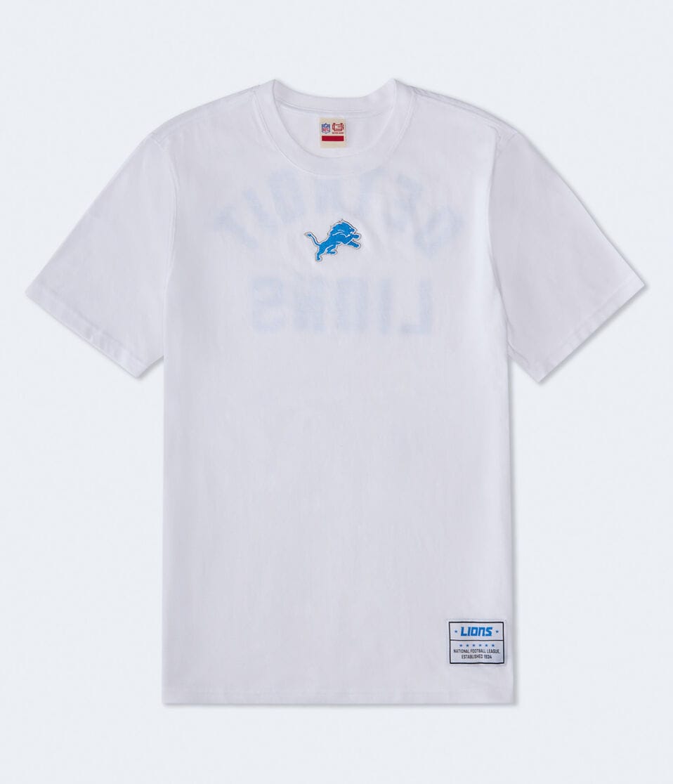 Detroit Lions Mini Logo Relaxed Graphic Tee