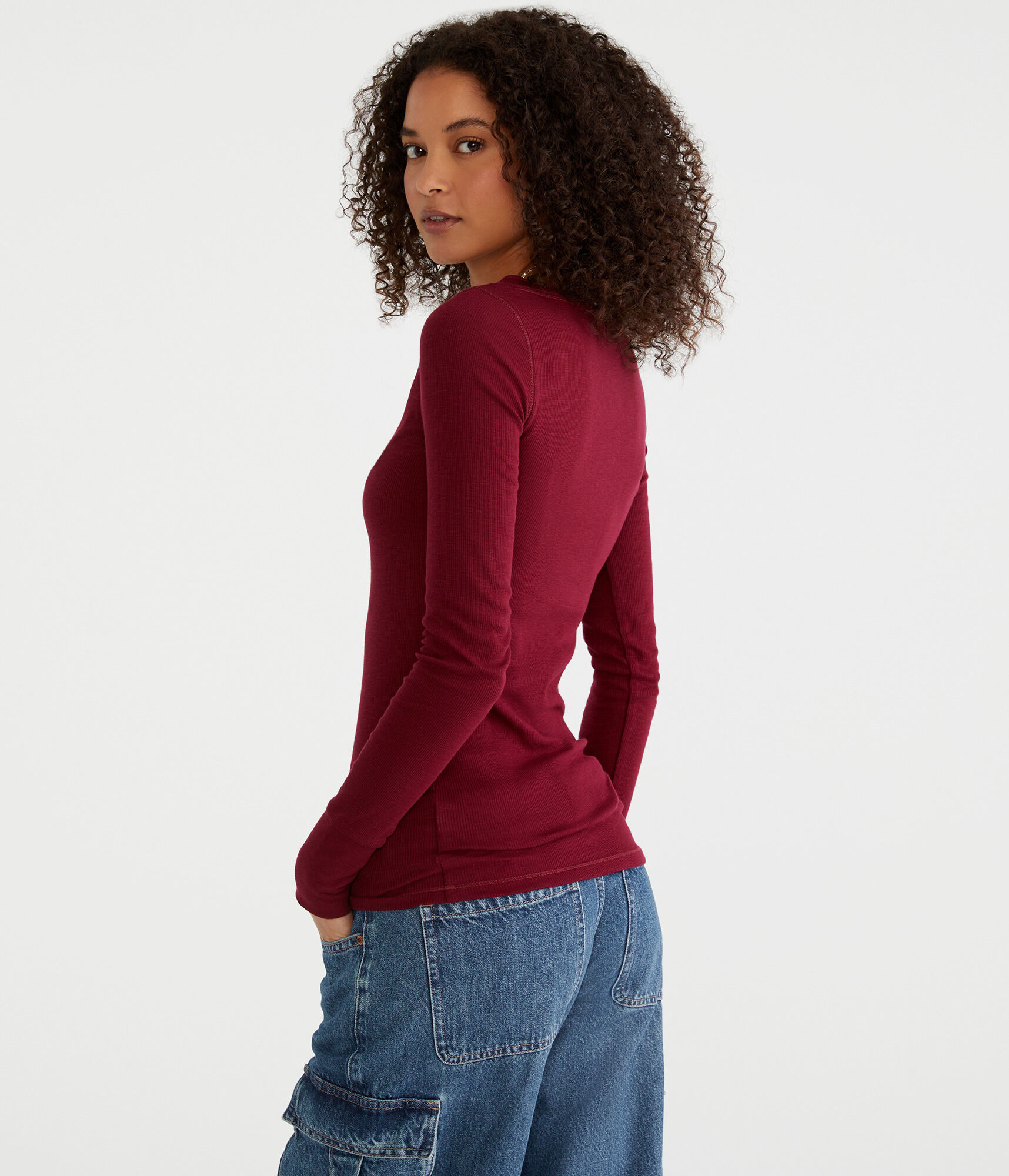 Long Sleeve Aero New York Graphic Henley