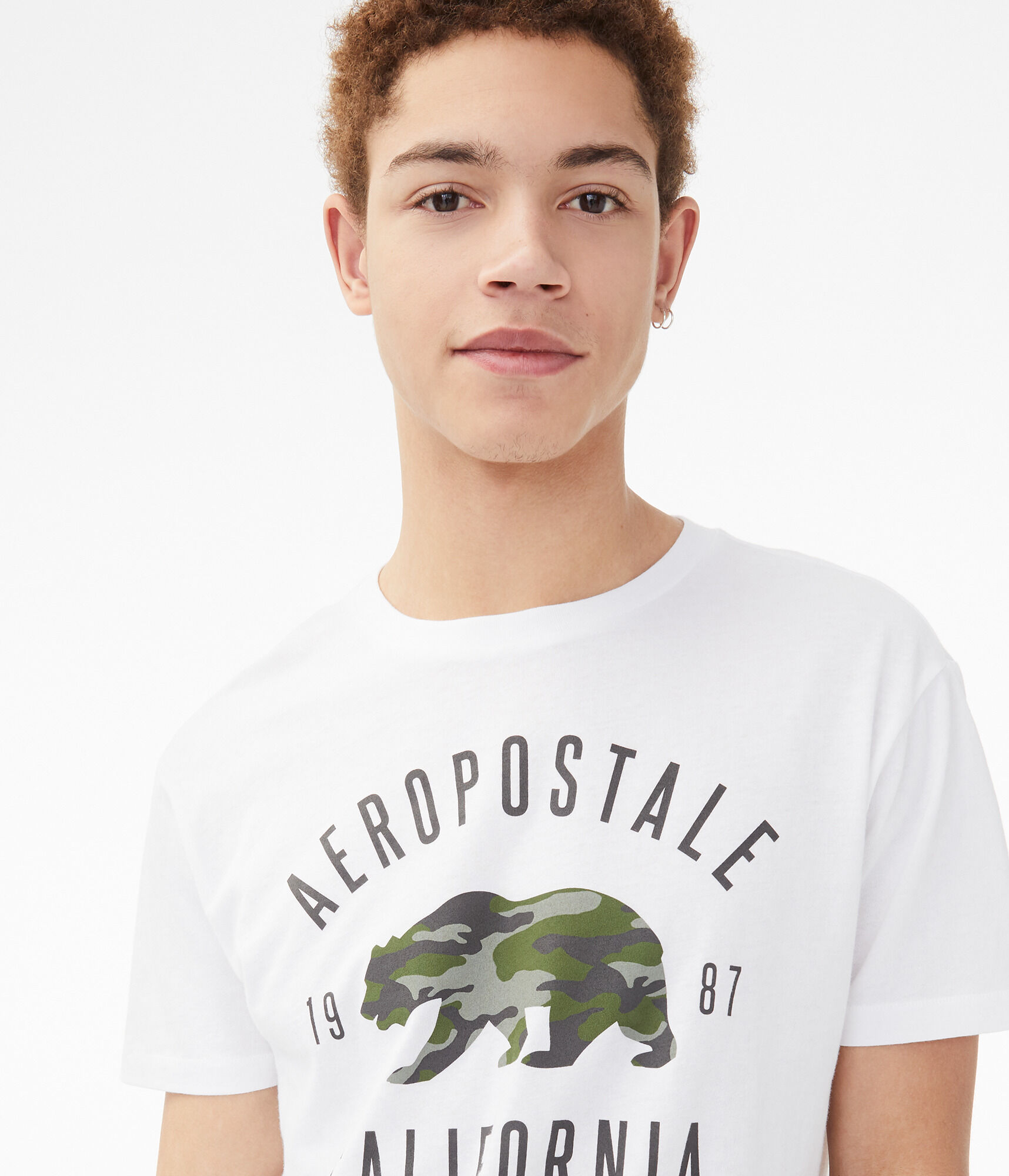 Aero Cali Camo Bear Graphic Tee
