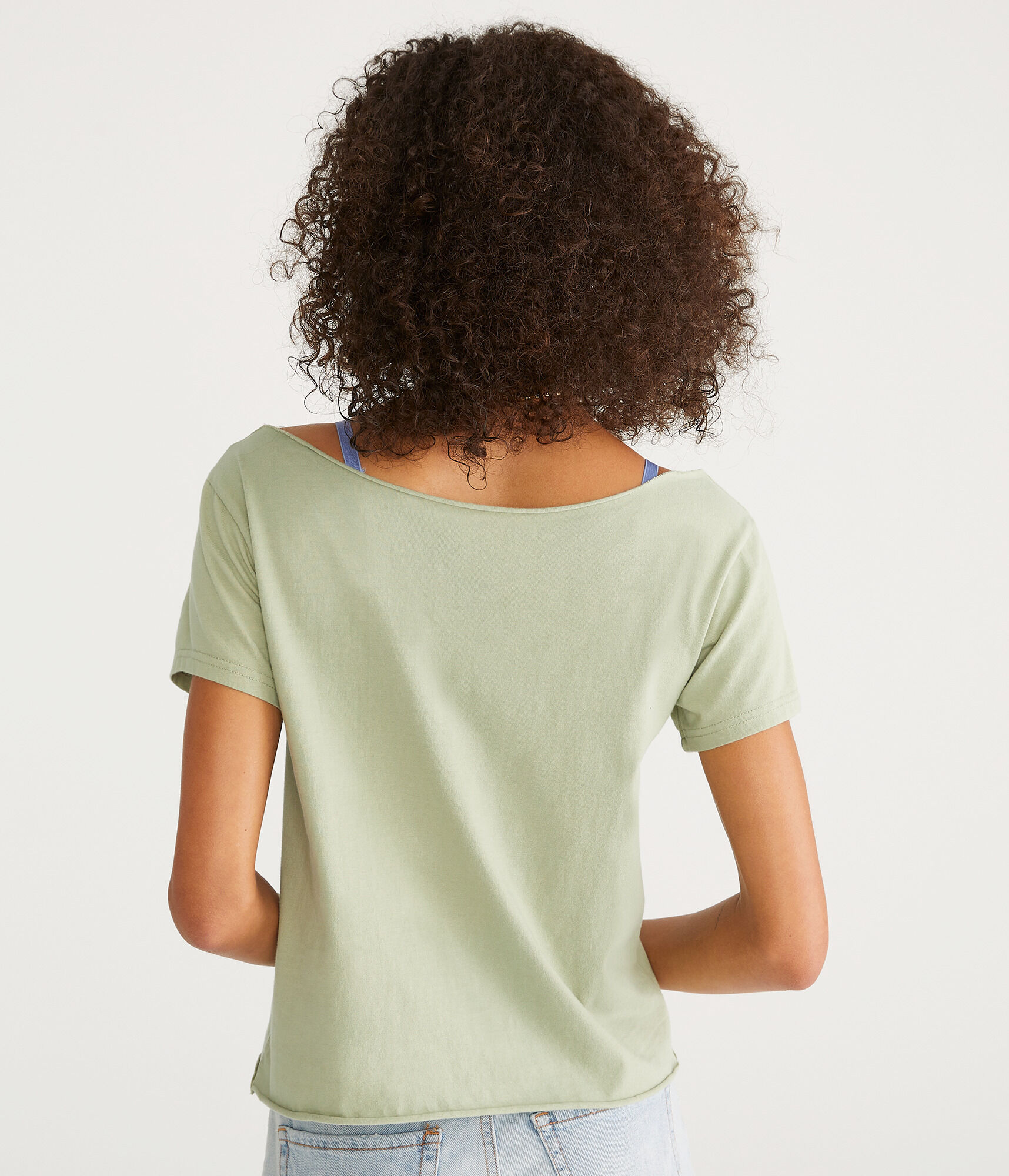 Pink Floyd Off-The-Shoulder Graphic Tee