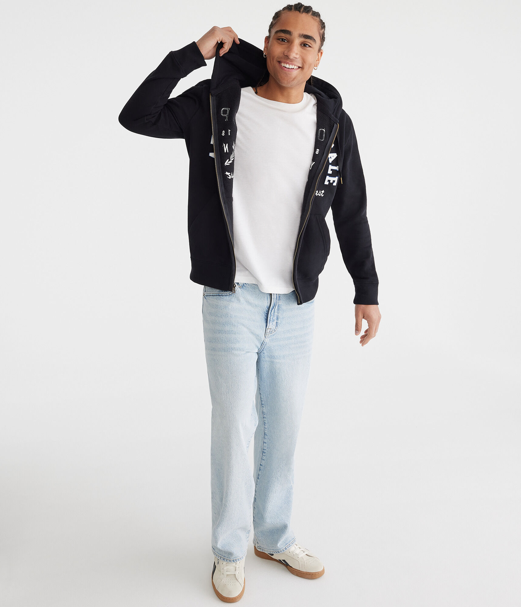 Aeropostale 1987 East Coast Full-Zip Hoodie