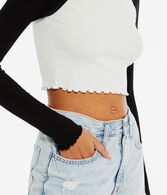 Long Sleeve Pop Punk Cropped Raglan Baby Tee