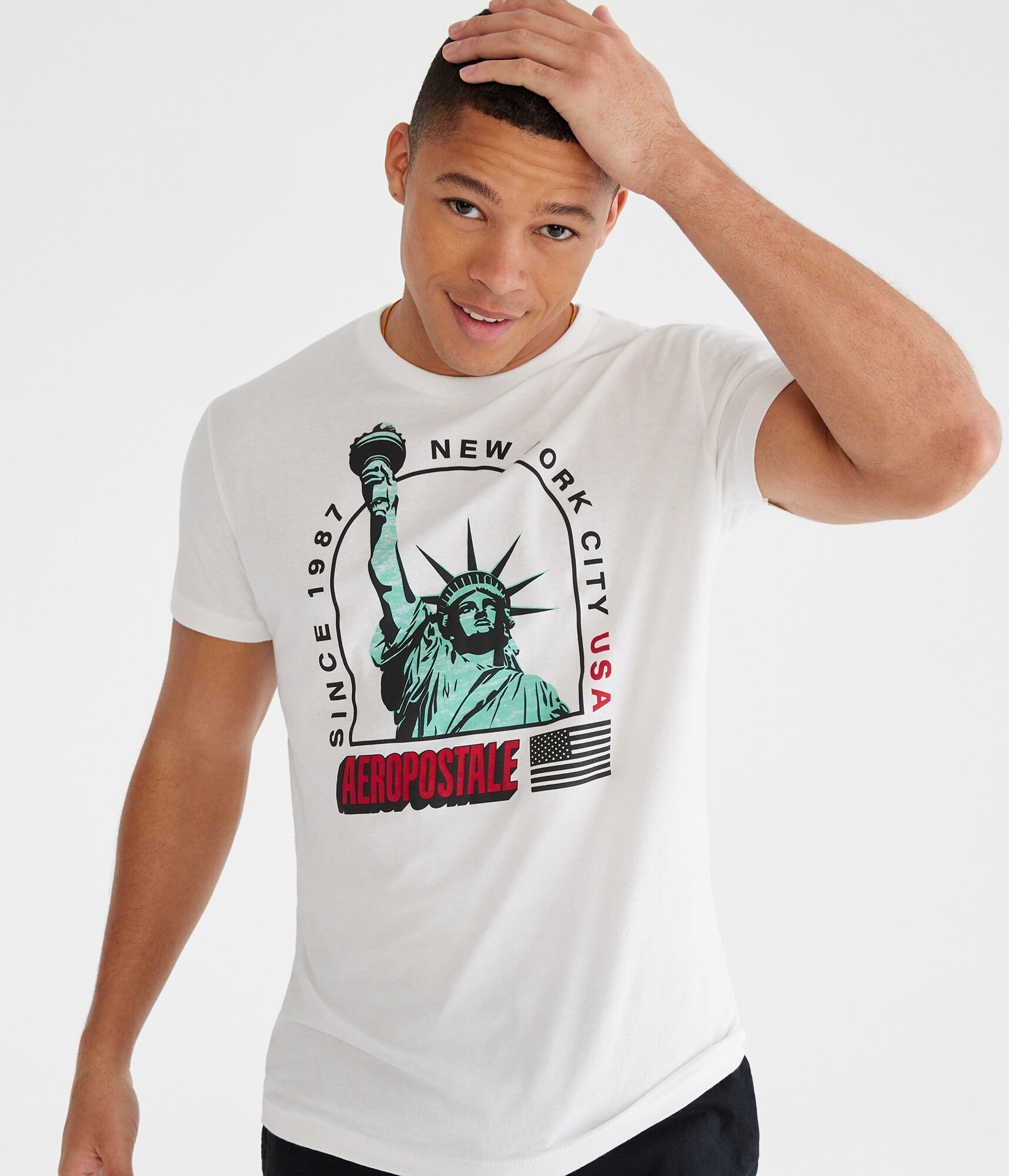 Statue Of Liberty Americana Graphic Tee
