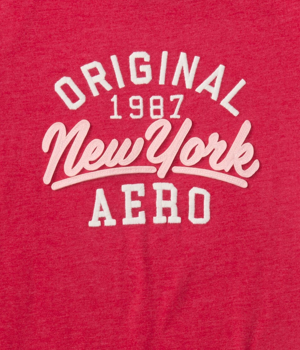 Aero New York Appliqué Graphic Tee