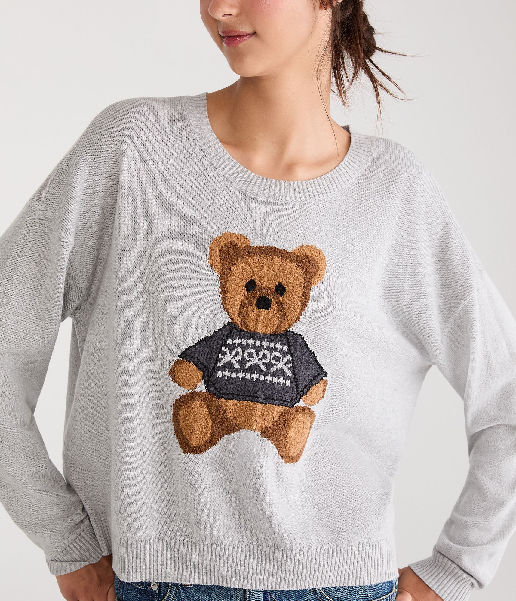 Teddy Bear Crew Sweater