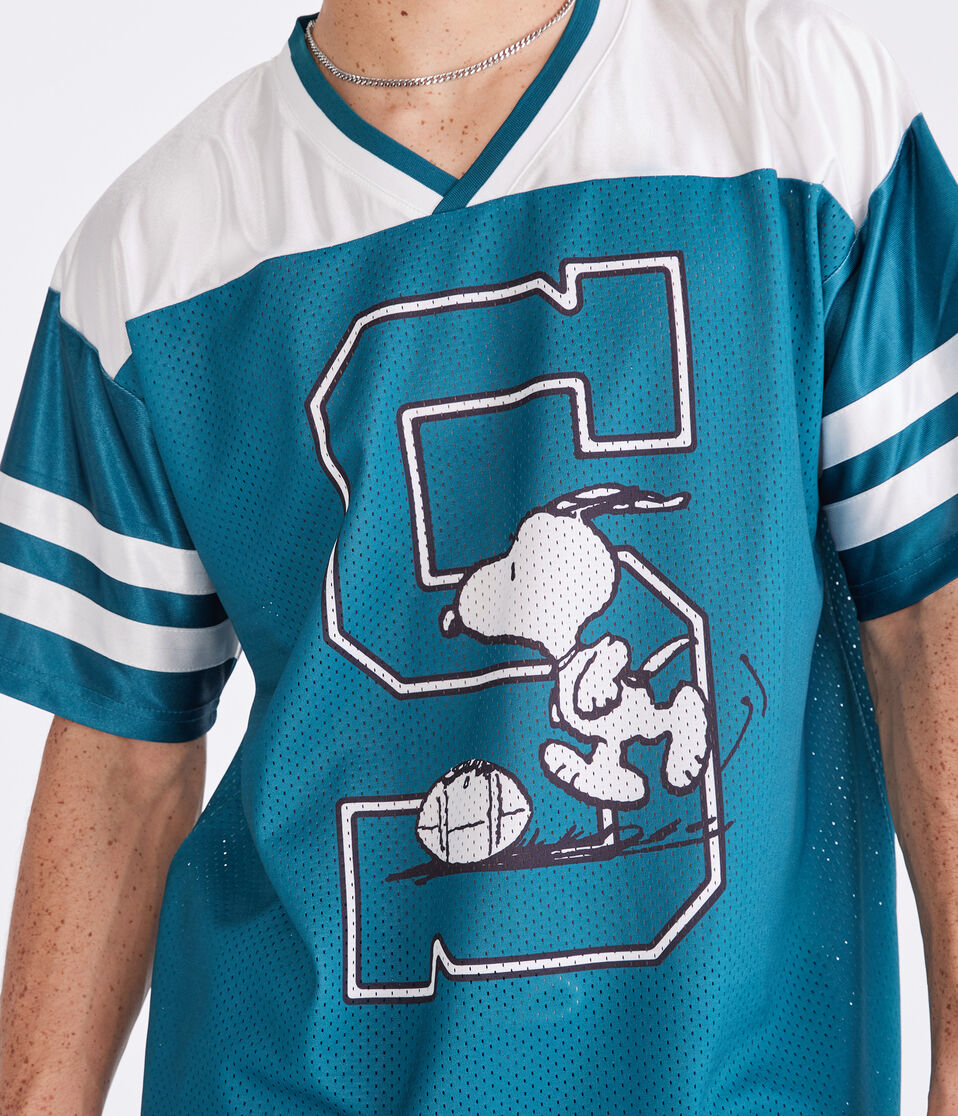 Peanuts® | Aéropostale Snoopy Football Kicker Mesh Top