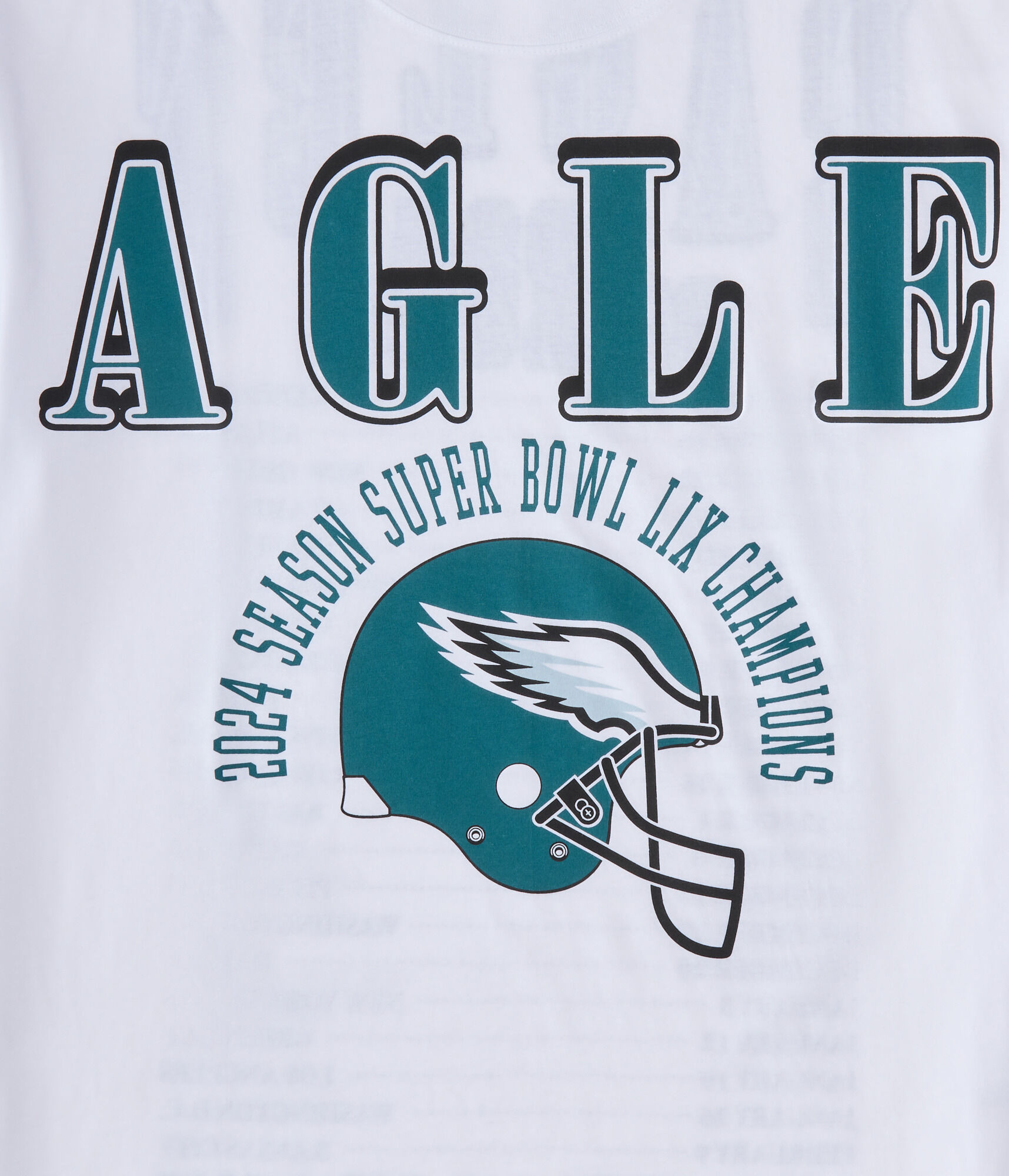 Philadelphia Eagles Super Bowl Boxy Graphic Tee