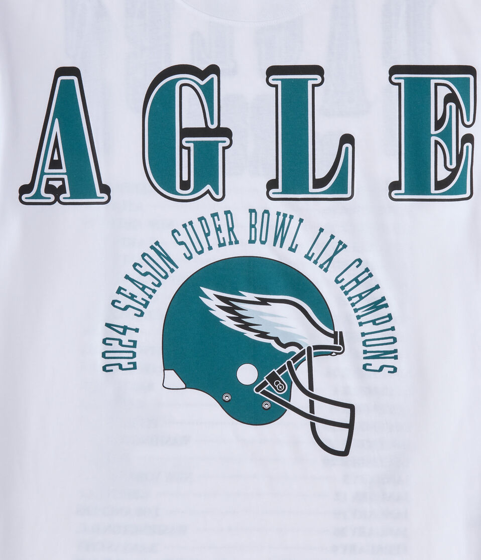 Philadelphia Eagles Super Bowl Boxy Graphic Tee