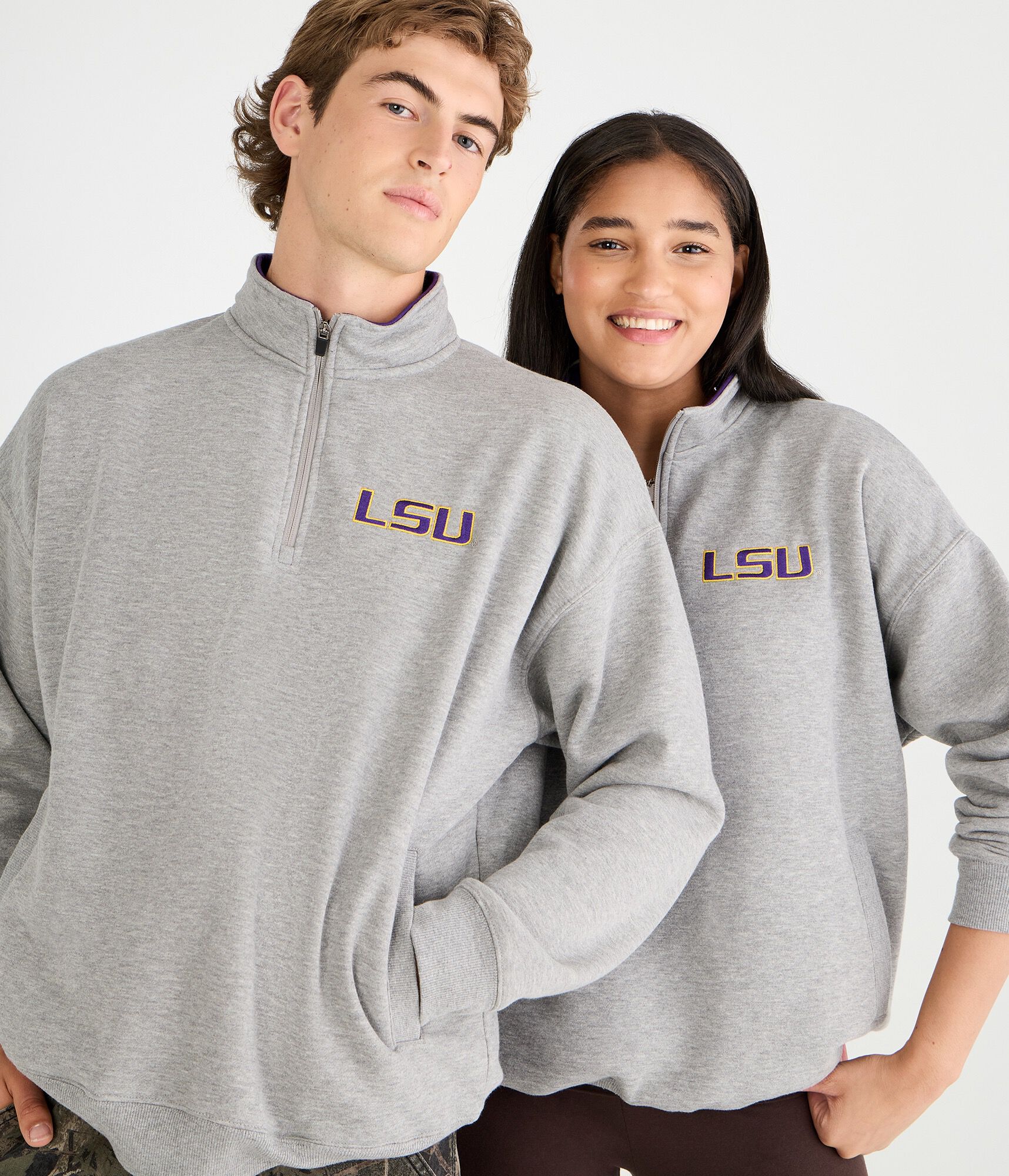 LSU Tigers Quarter-Zip Sweatshirt