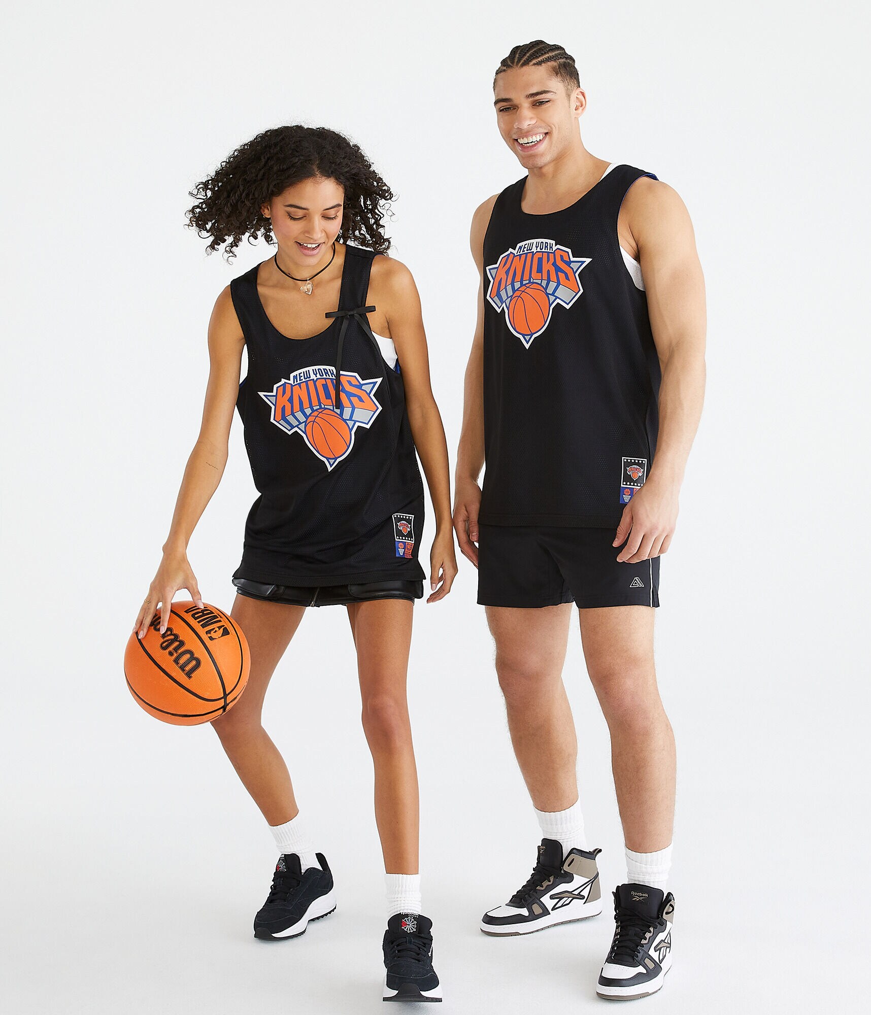 New York Knicks Reversible Relaxed Mesh Tank