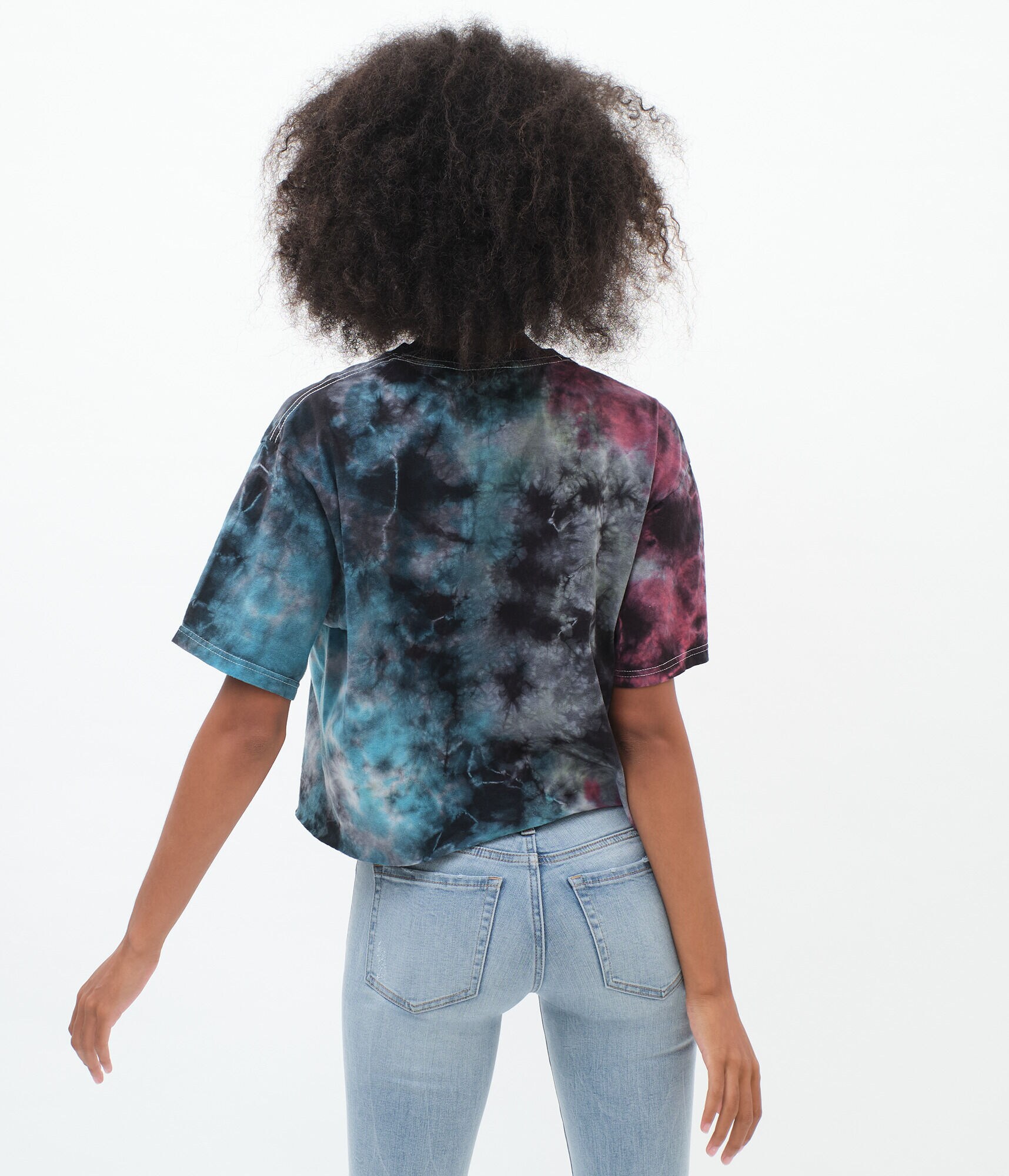 Marvel Logo Tie-Dye Graphic Tee***
