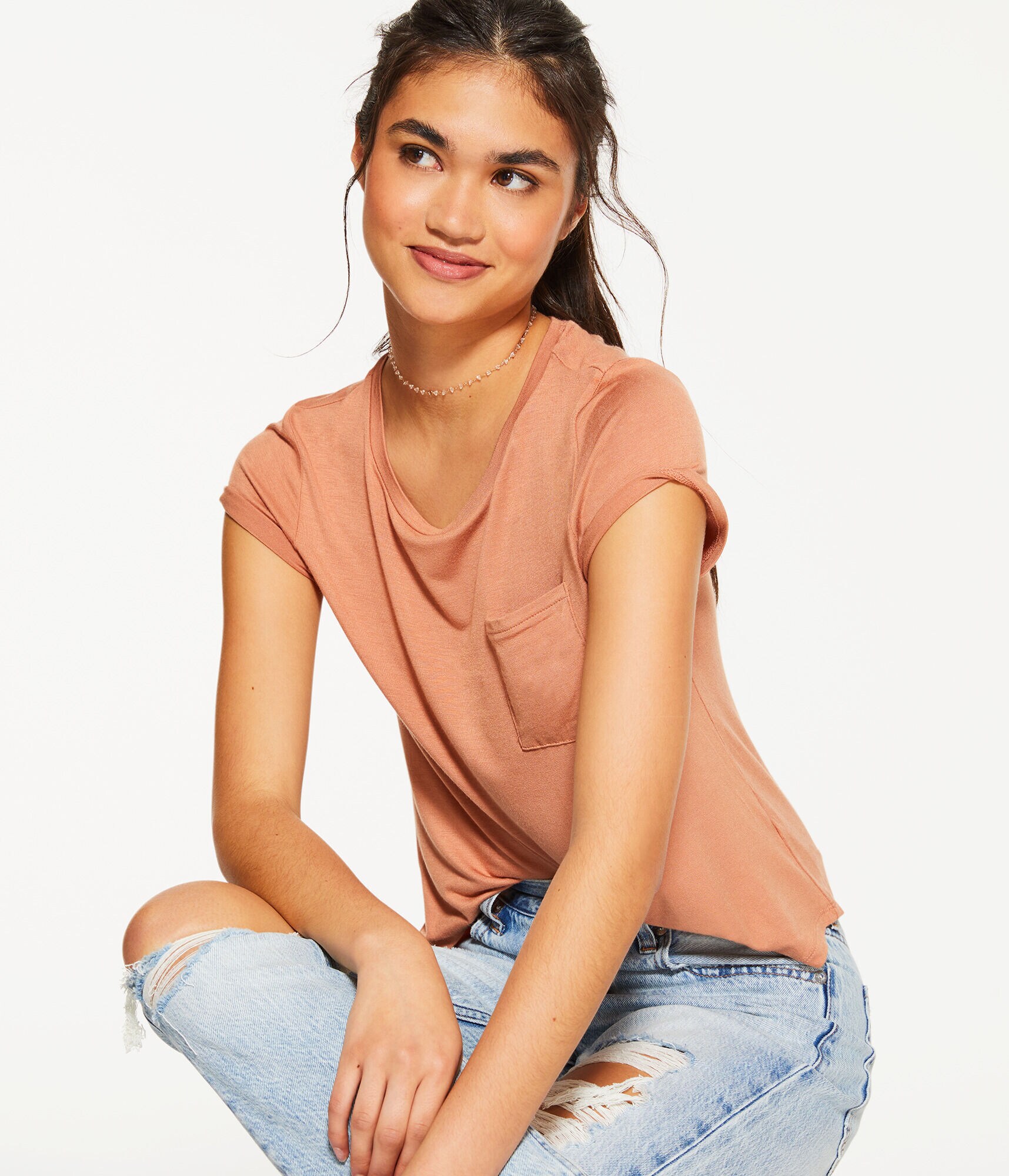 Seriously Soft Crew Pocket Tee