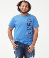 1987 Vertical Logo Appliqué Graphic Tee