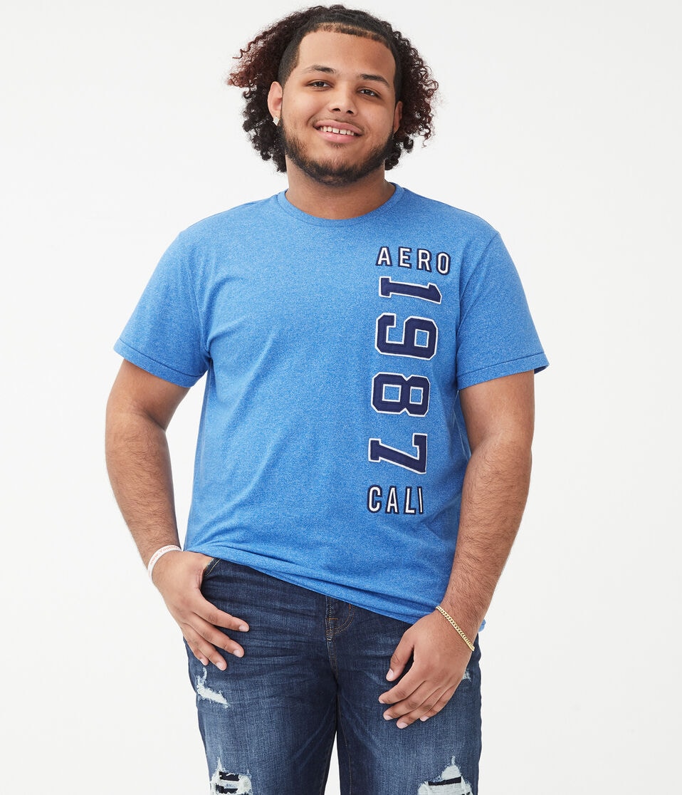 1987 Vertical Logo Appliqué Graphic Tee