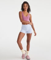 Air Soft Fold-Over Booty Shorts
