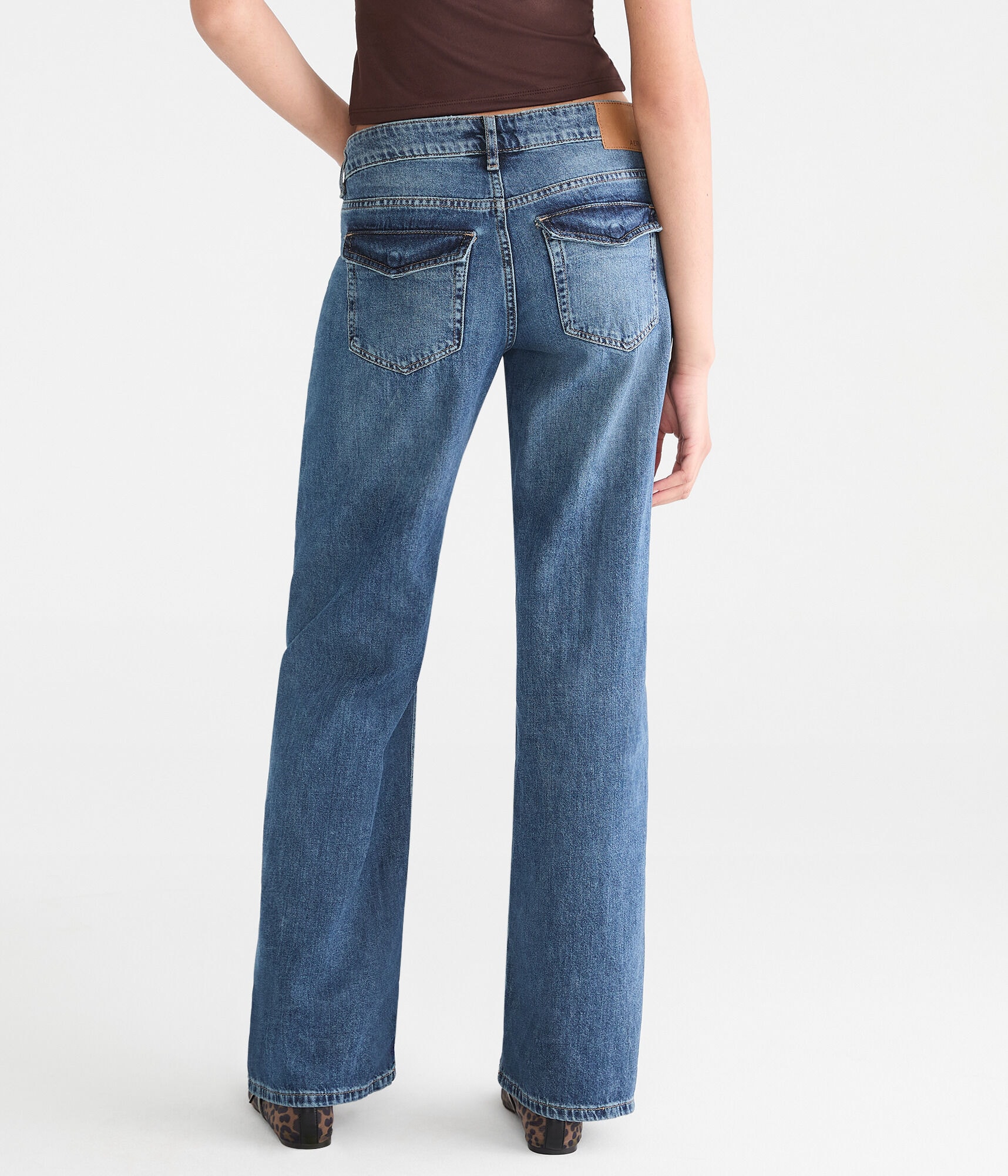 【2plan】Polybang wide denim pants Pure Playaz Jeans 36x33 Blue Loose Fit Baggy Wide Leg Denim