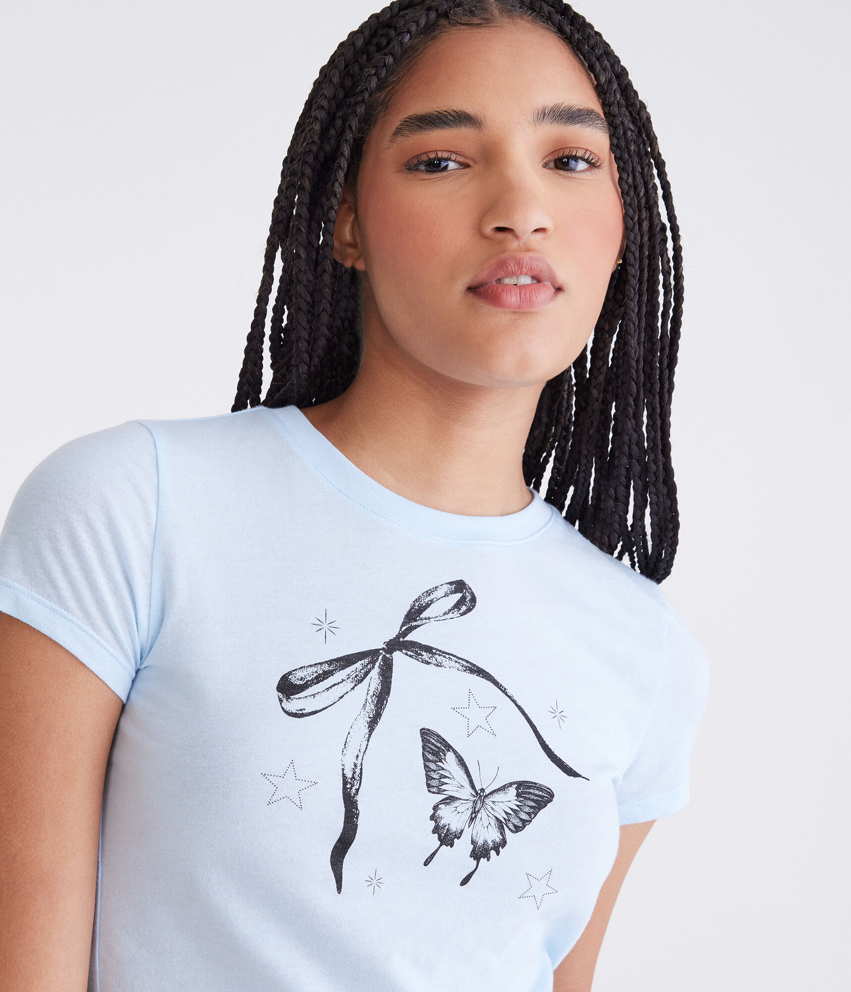 Butterfly Bow Stars Graphic Tee