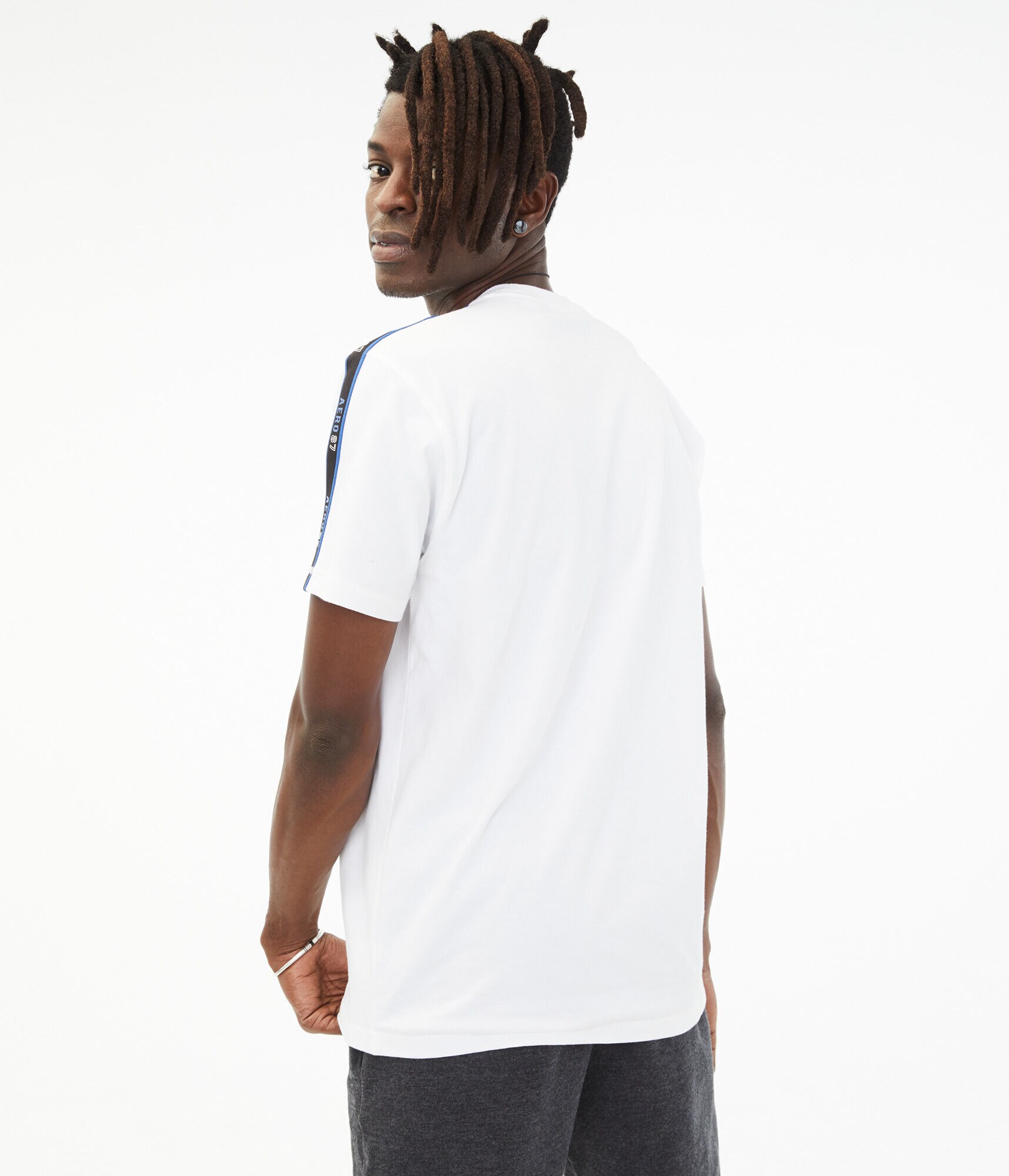 Aero87 Stripe Stretch Graphic Tee
