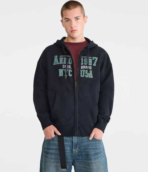Aero 1987 Heritage Full-Zip Hoodie Aero 1987 Heritage Full-Zip Hoodie