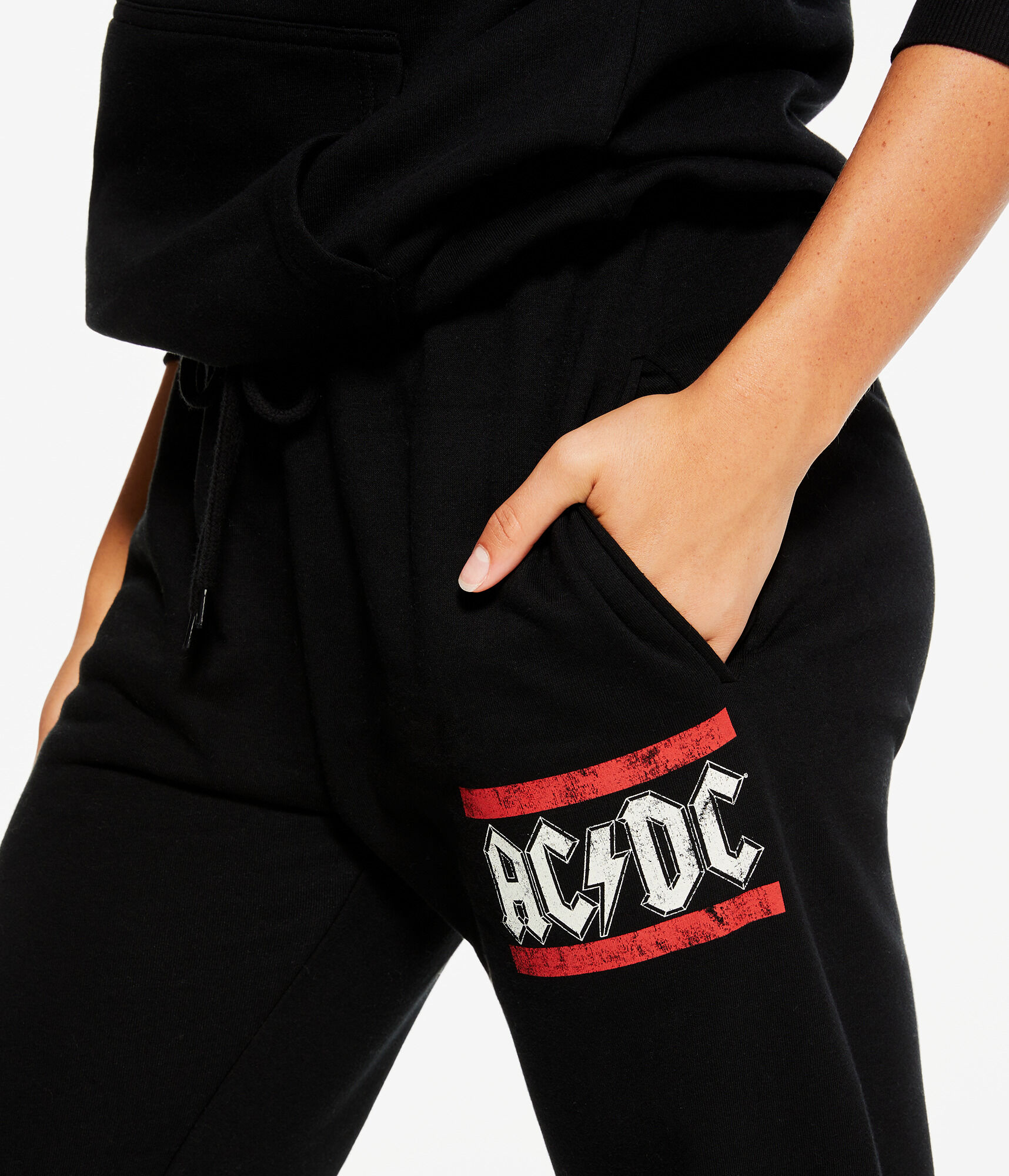 AC/DC High-Rise Cinched Sweatpants
