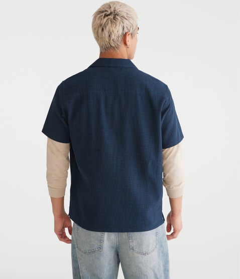 Short Sleeve Textured Shirt Short Sleeve Textured Shirt
