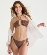 Shimmer Side-Tie Bikini Bottom