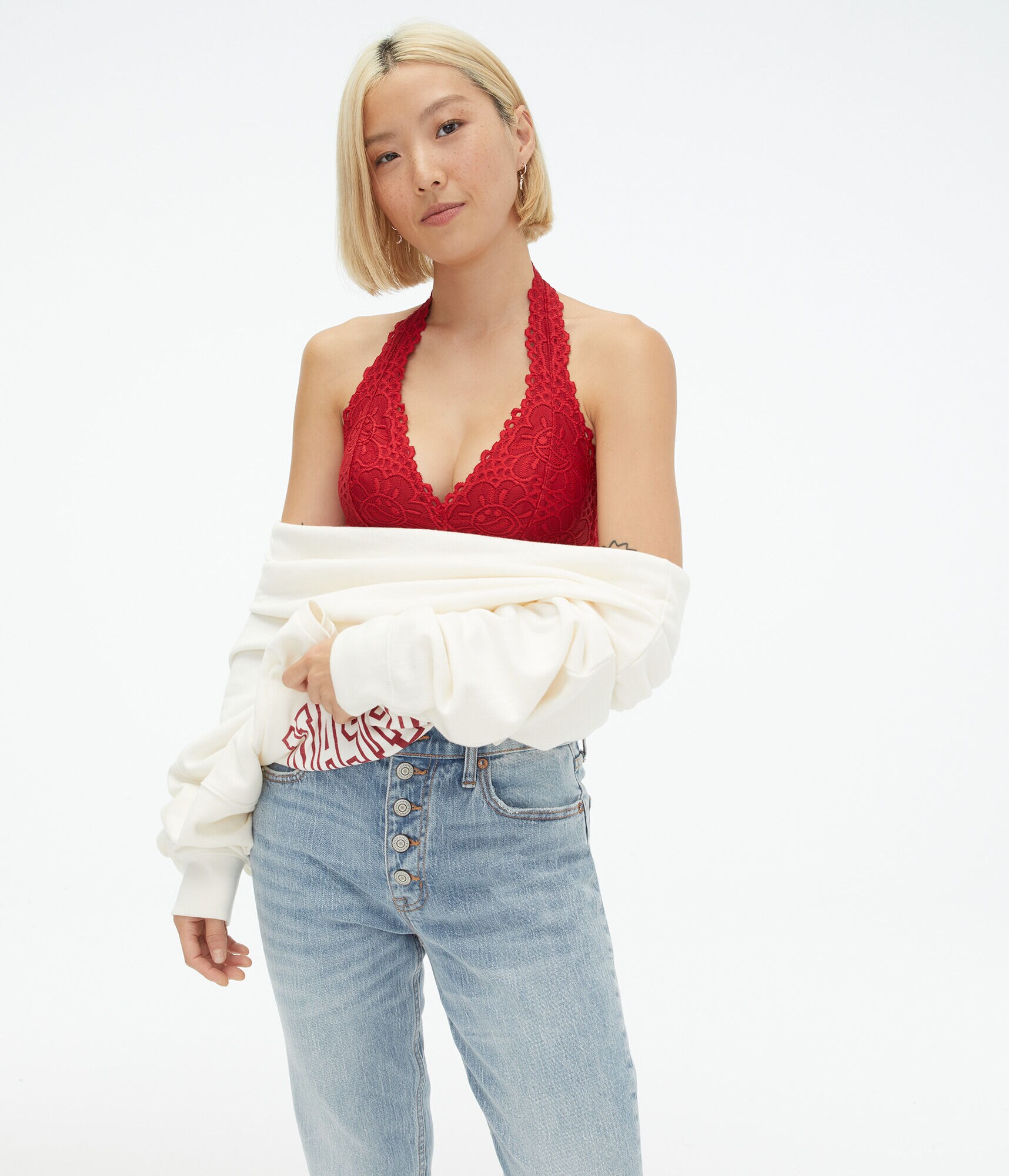 Lace Halter Bralette