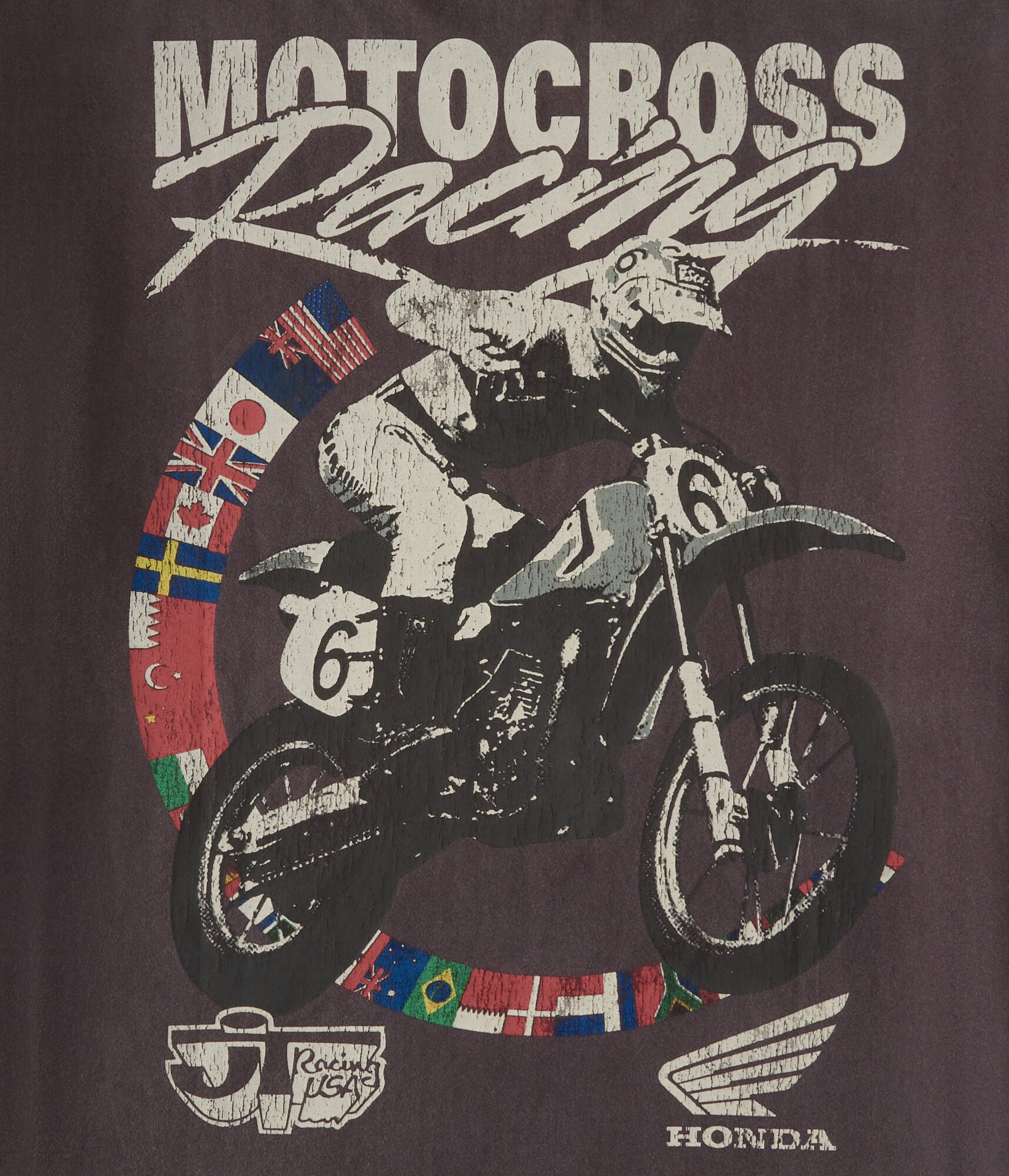 Honda Motocross Racing Relaxed Graphic Tee