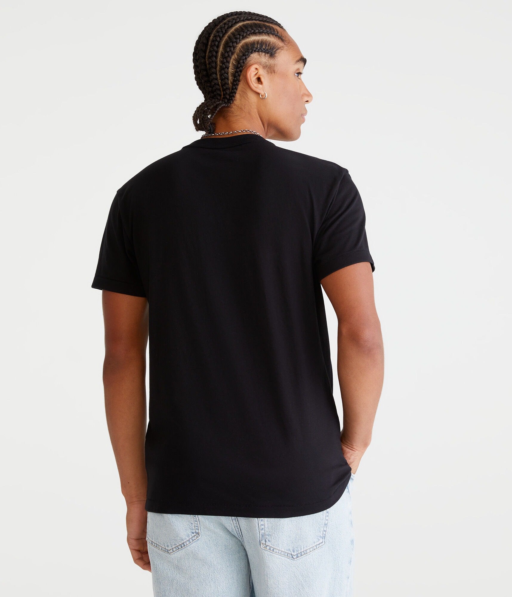 Aeropostale Rose Logo Graphic Tee