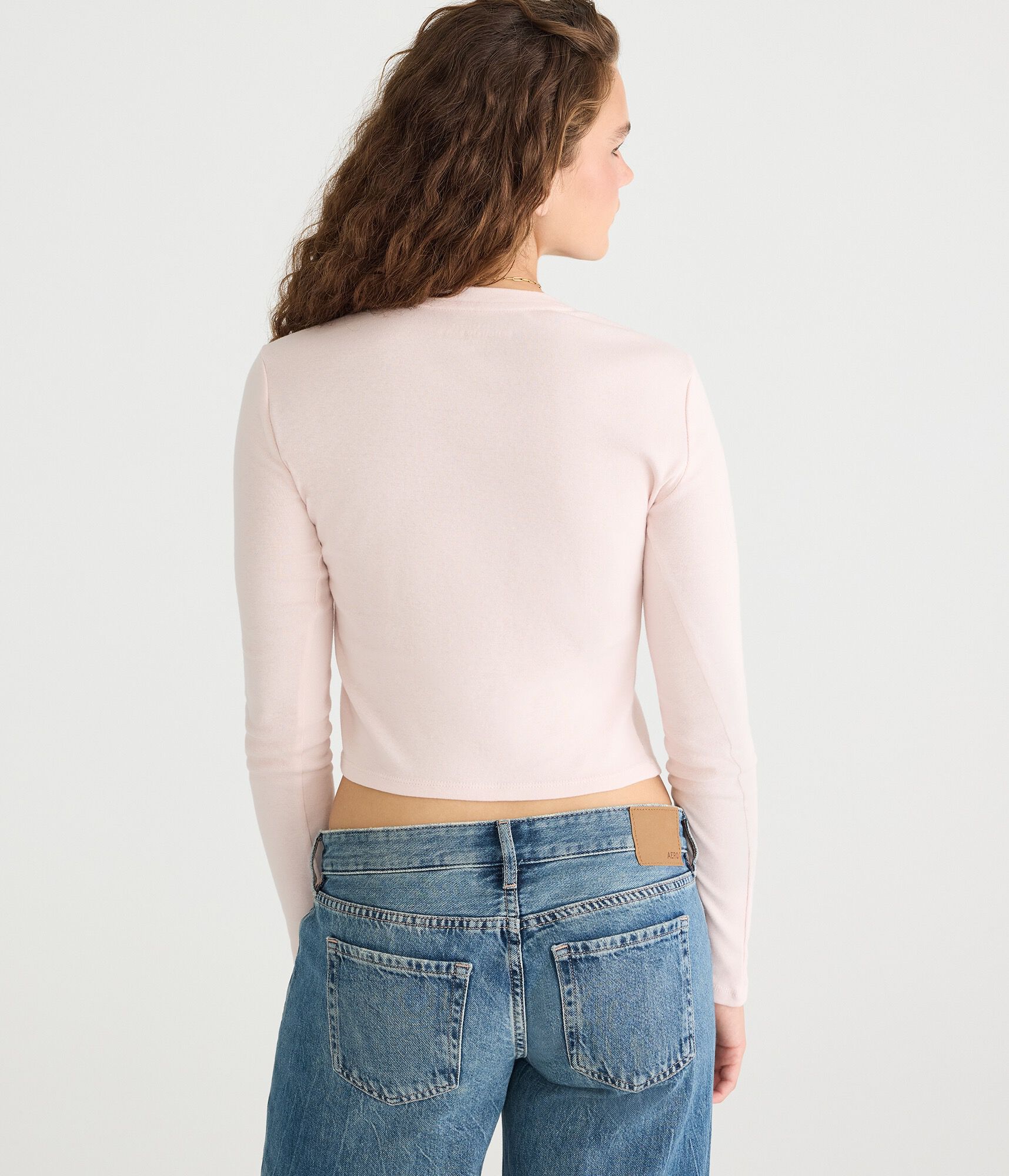 Long Sleeve Beaded Cherries Top