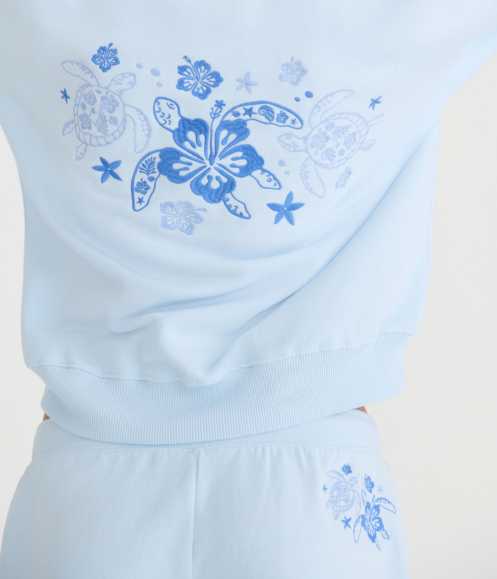 Cloud Soft Sea Turtles Oversized Pullover Hoodie