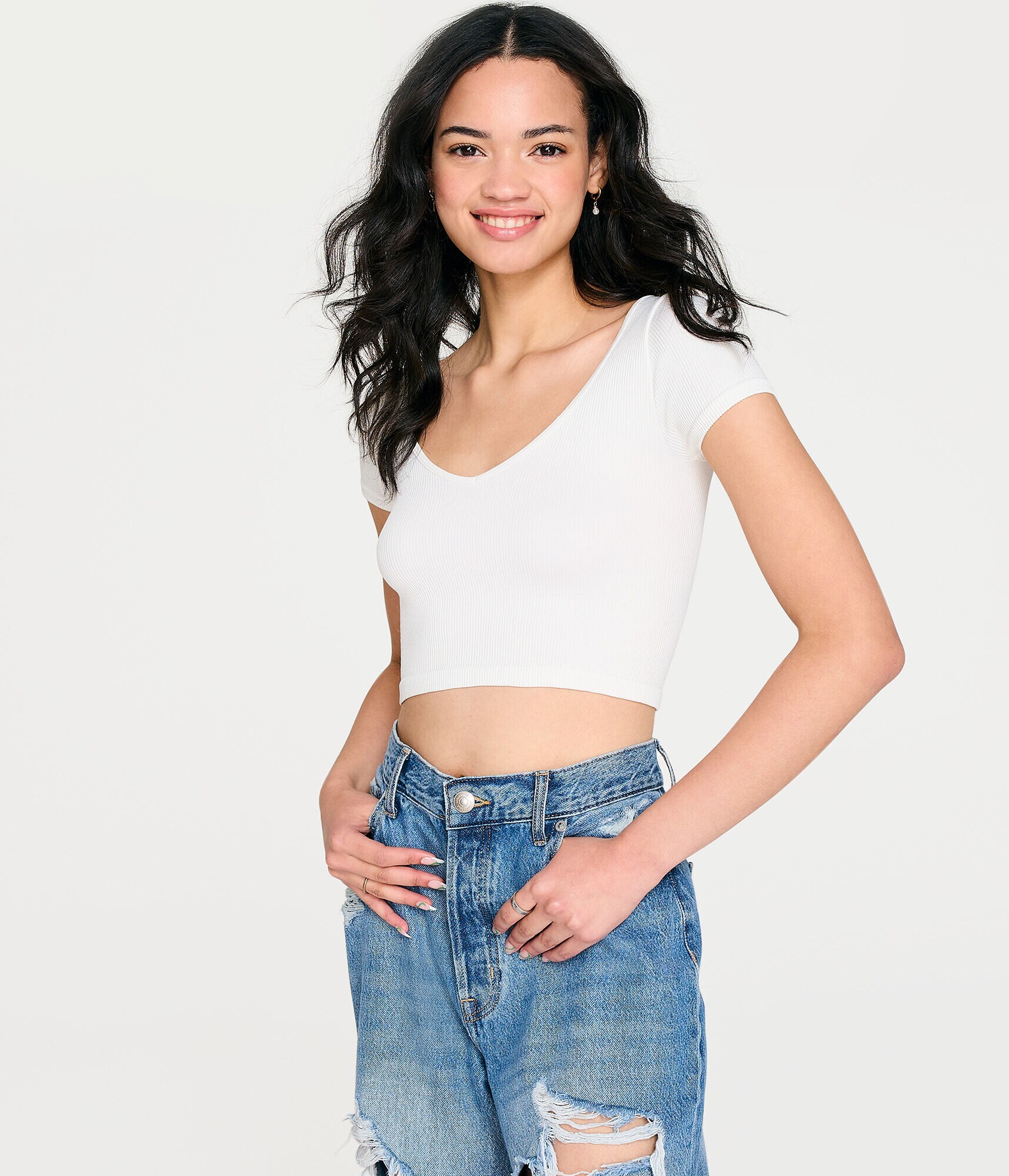 Seriously Soft Seamless Wear 2 Ways Baby Tee