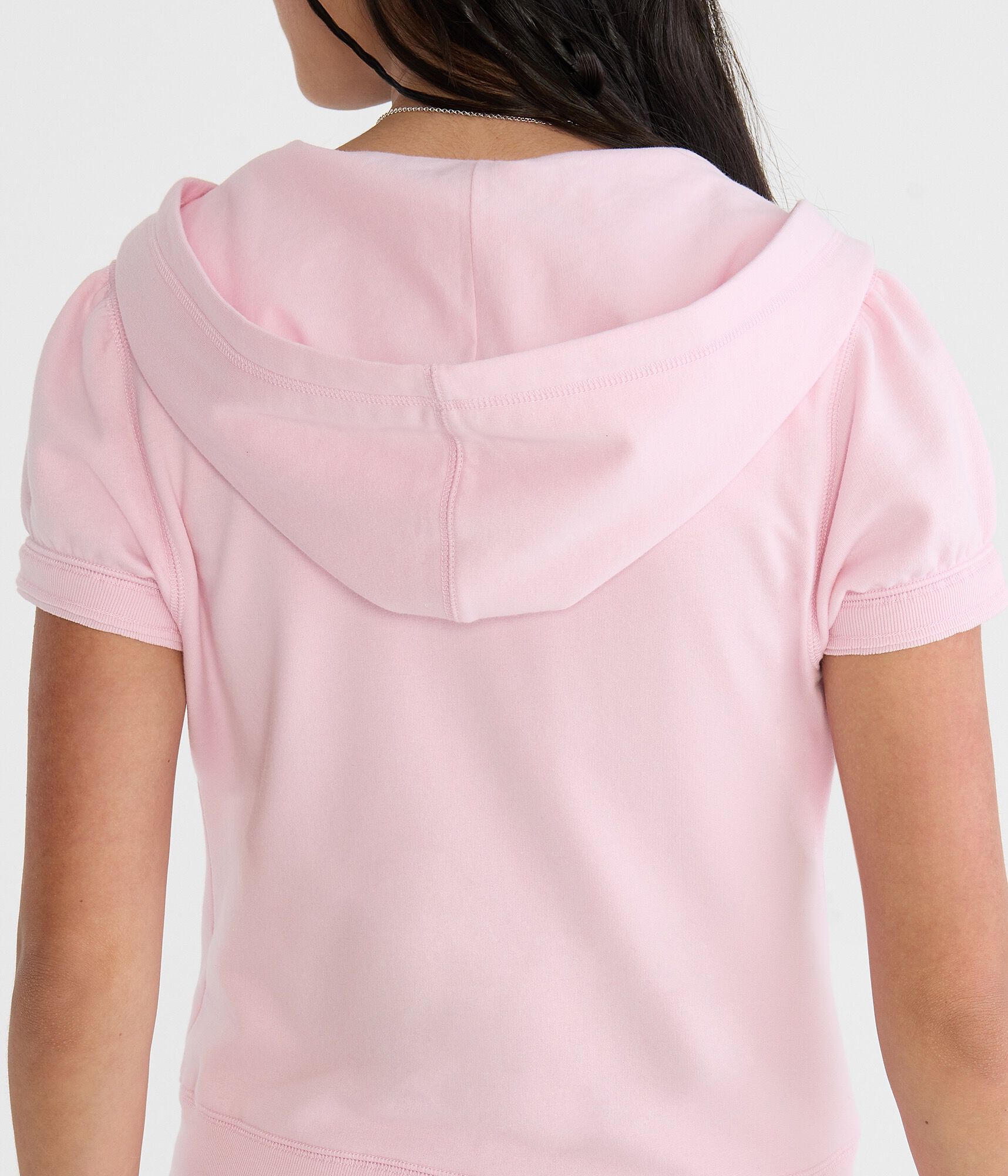 Short Sleeve Aero Butterfly Y2K Full-Zip Hoodie