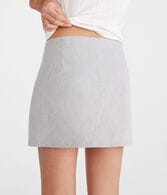 Twill Trouser Mini Skirt