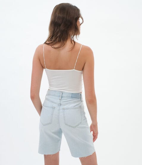 V-Neck Cropped Cami
