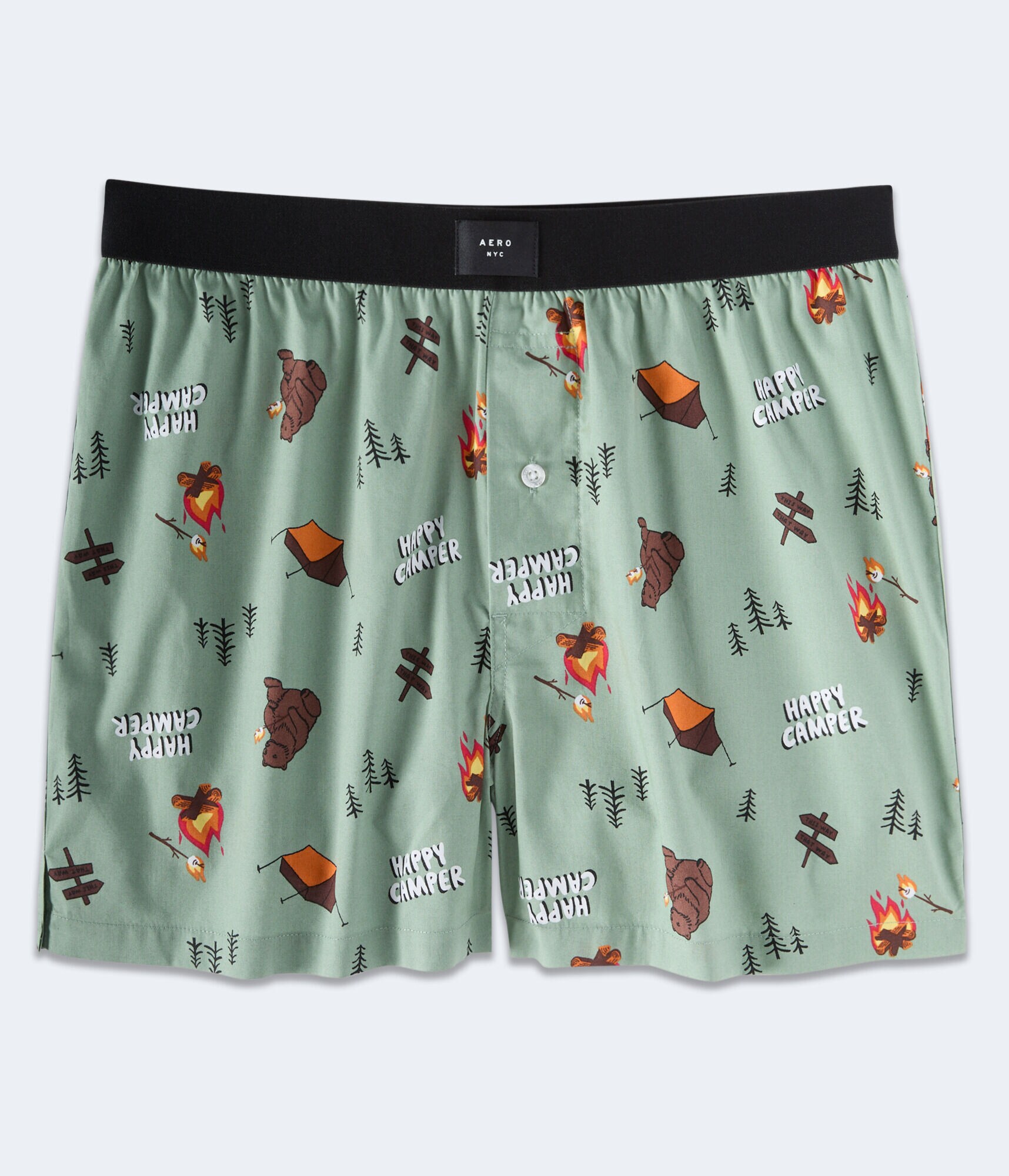 Happy Camper Woven Boxers