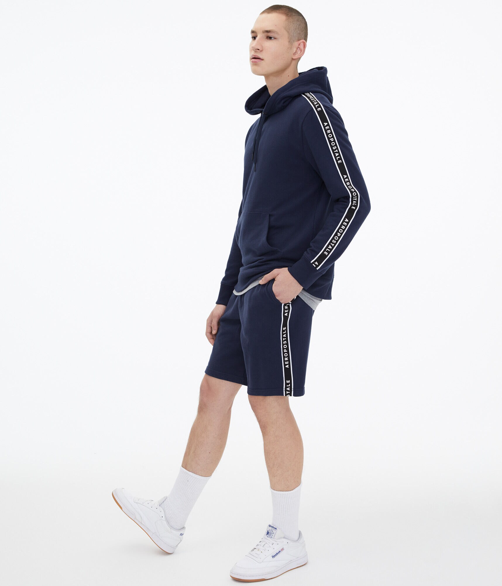 Heritage Logo Tape Pullover Hoodie