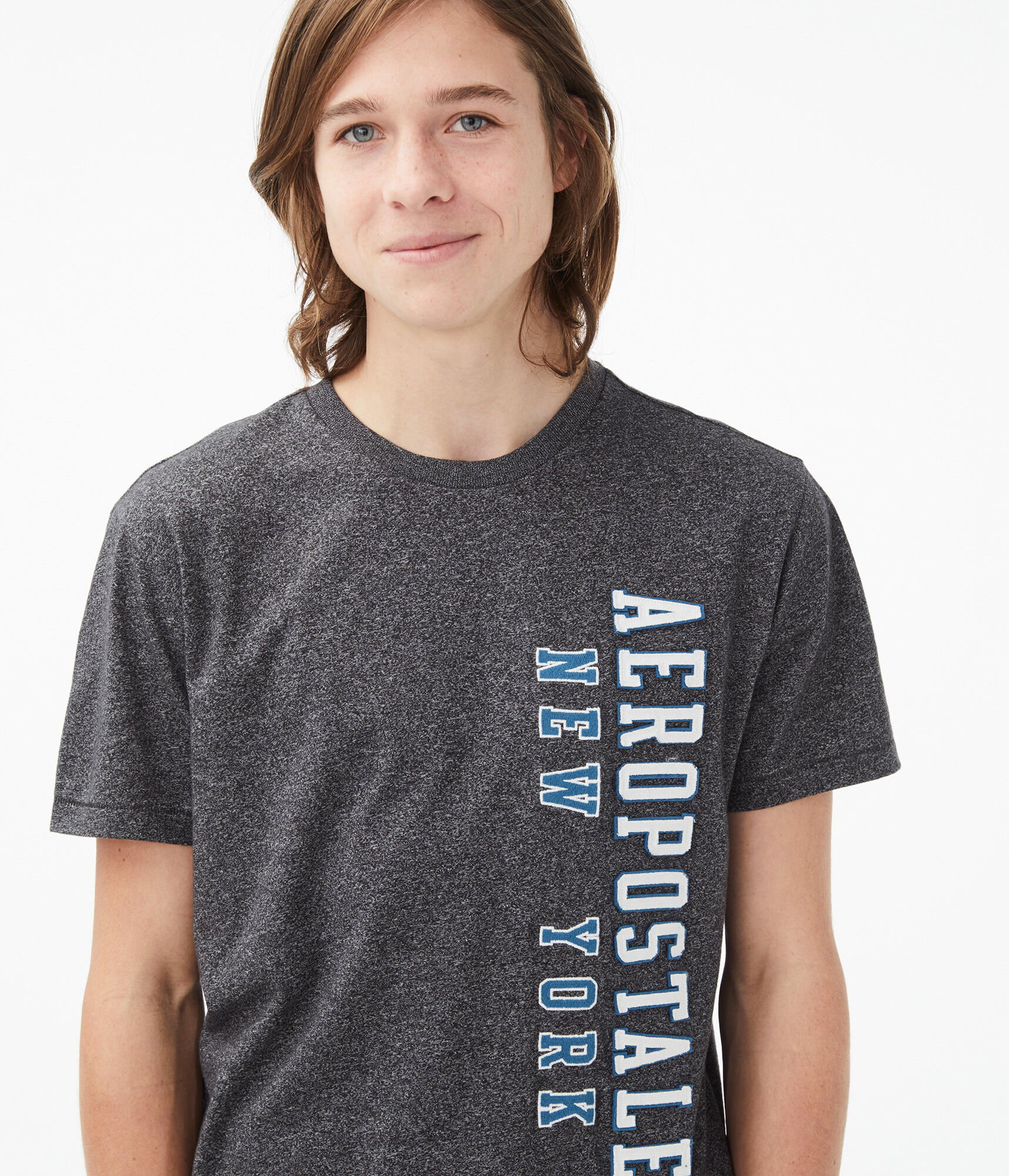 Vertical Aeropostale Logo Graphic Tee