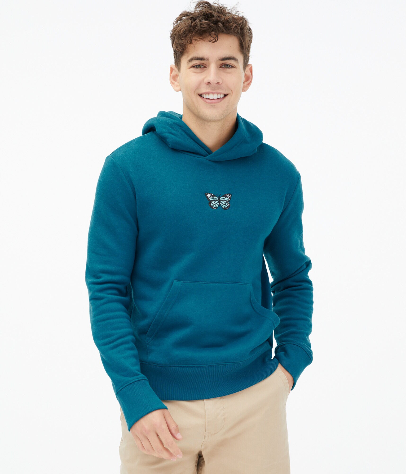 Butterfly Icon Pullover Hoodie***