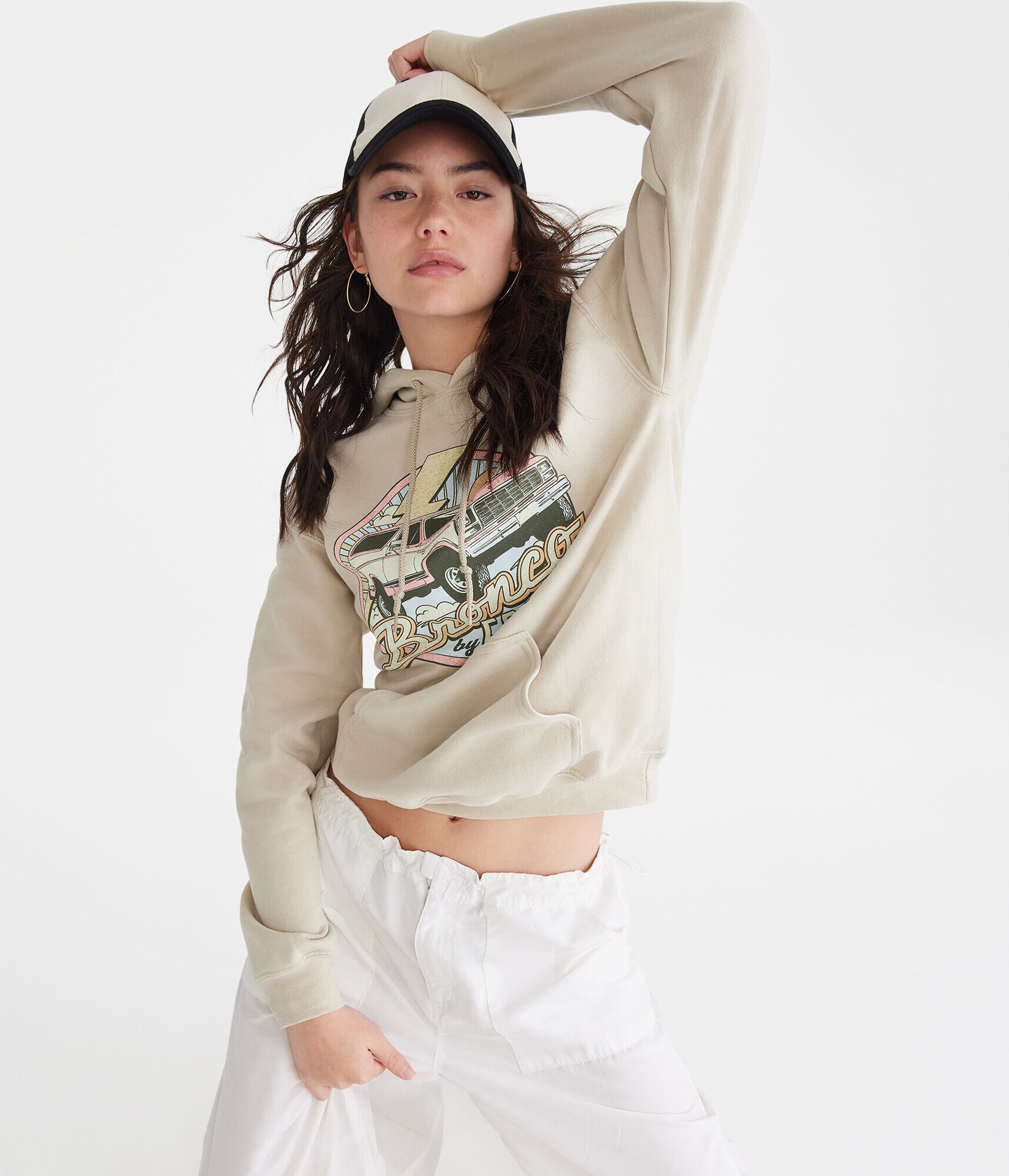Bronco By Ford Oversized Pullover Hoodie
